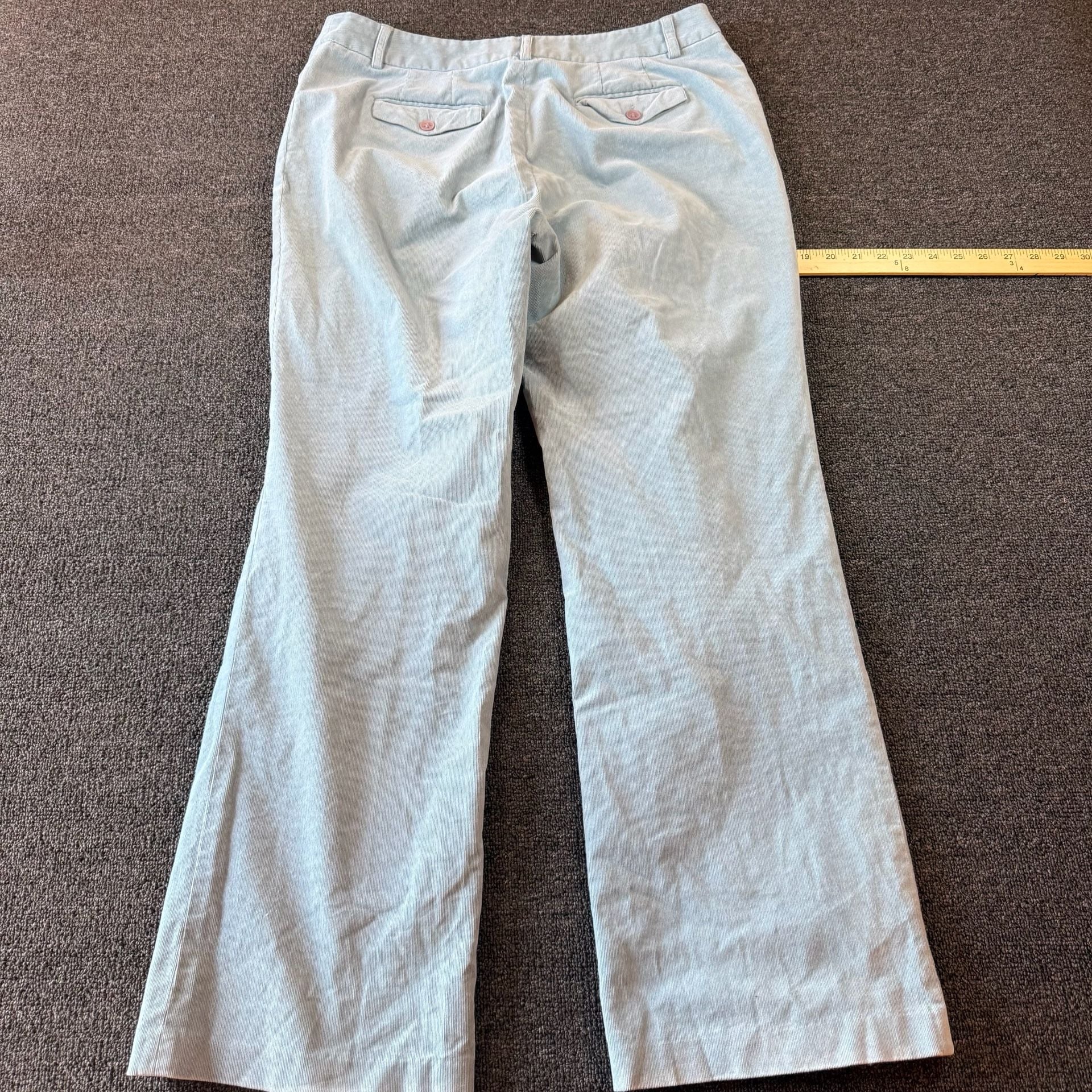 Madison Studio Corduroy Pants Size 14 Light Blue Cotton Spandex 5