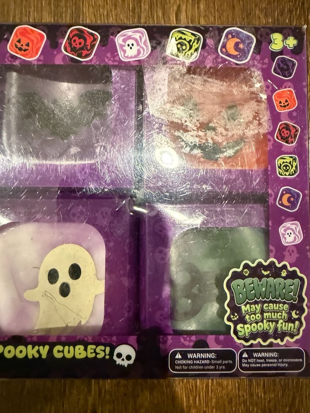PPNC Spooky Gummy Cubes 6 Spooky Cubes Fidget Toy Set New 2