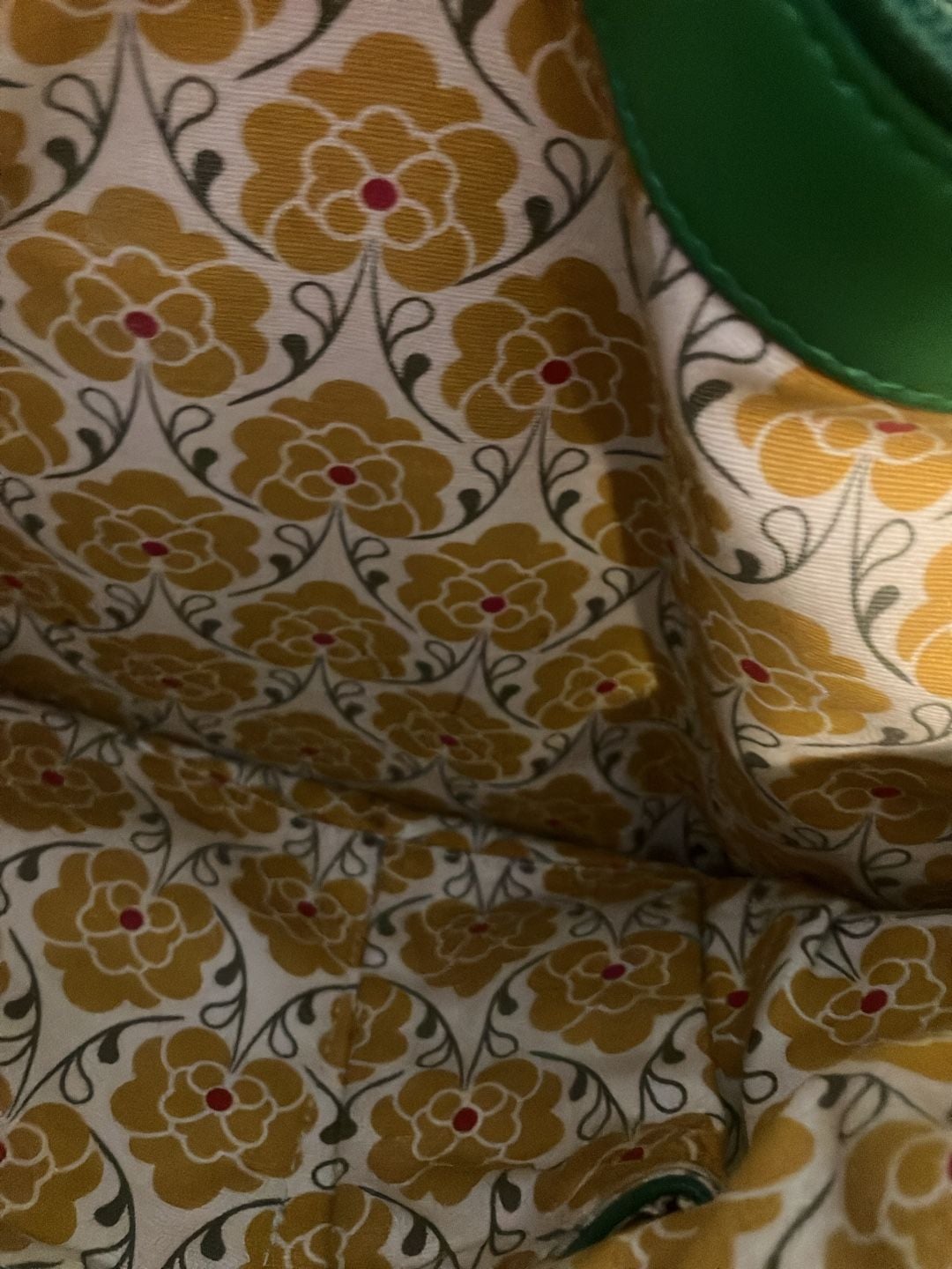 Emma Fox Green Leather and Straw Tote Bag 5