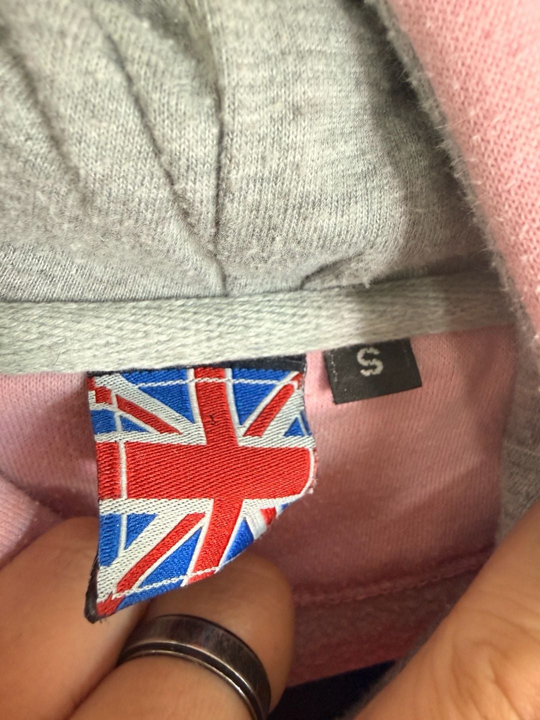 London England Souvenir Hoodie Pink 6