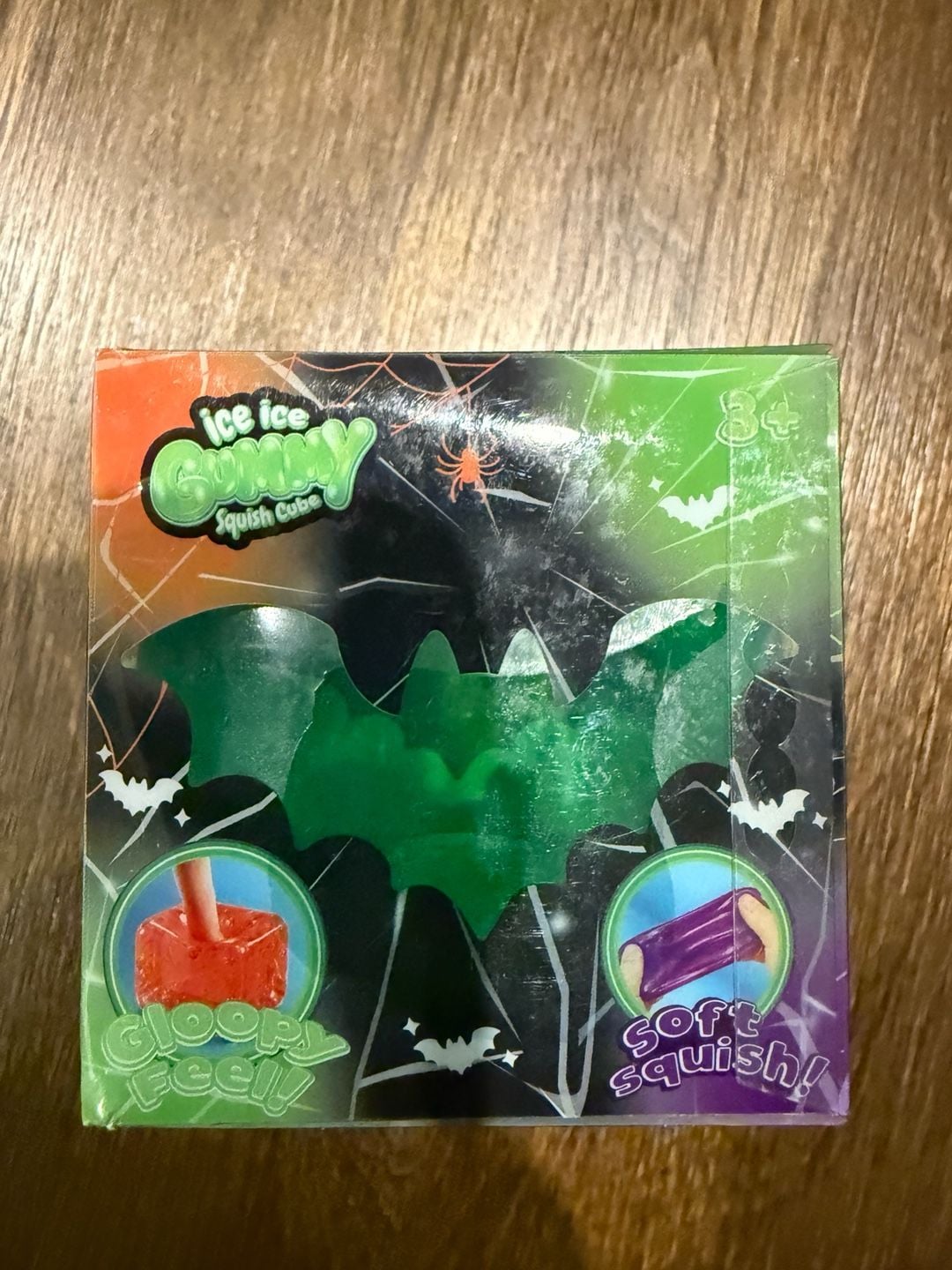 PPNC Ice Ice Gummy Squish Cube Green Sensory Fidget Toy New 4