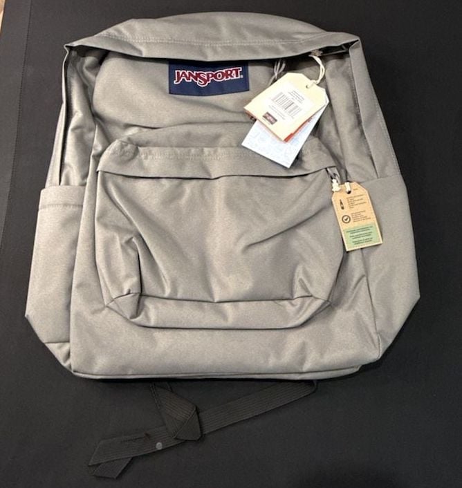 JanSport SuperBreak Plus Backpack Grey 2