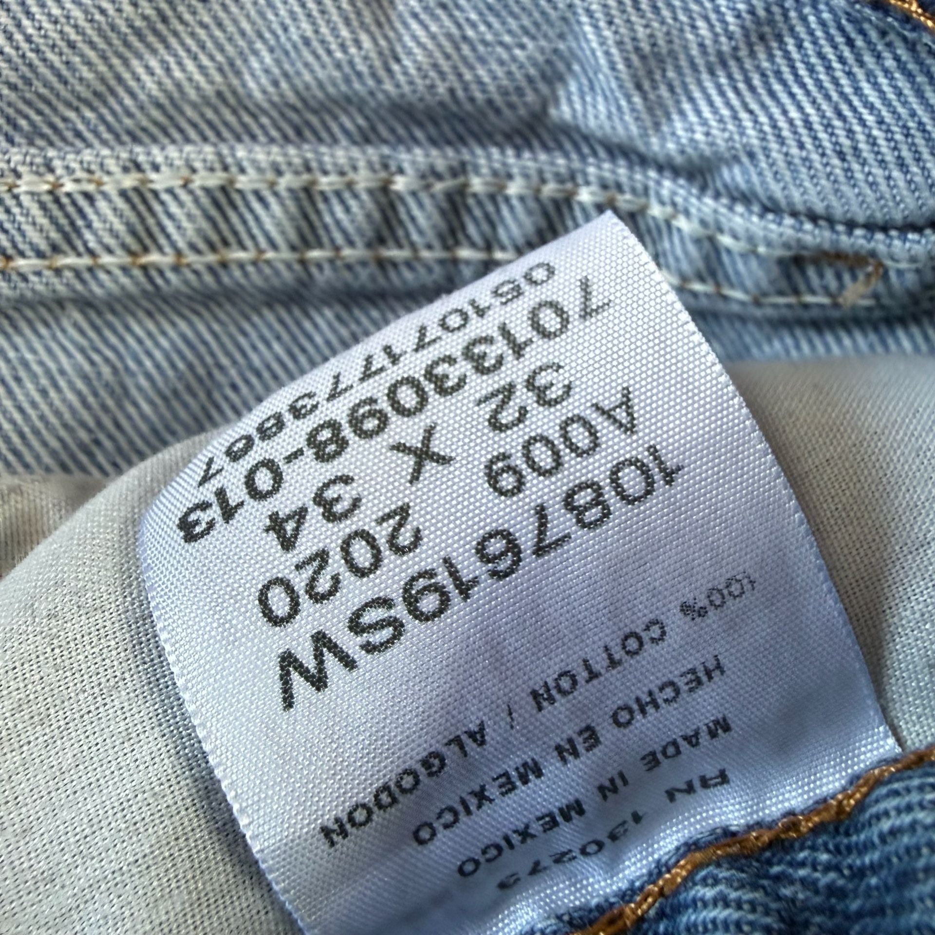 Rustler Straight Leg Jeans Light Wash 32x34 6