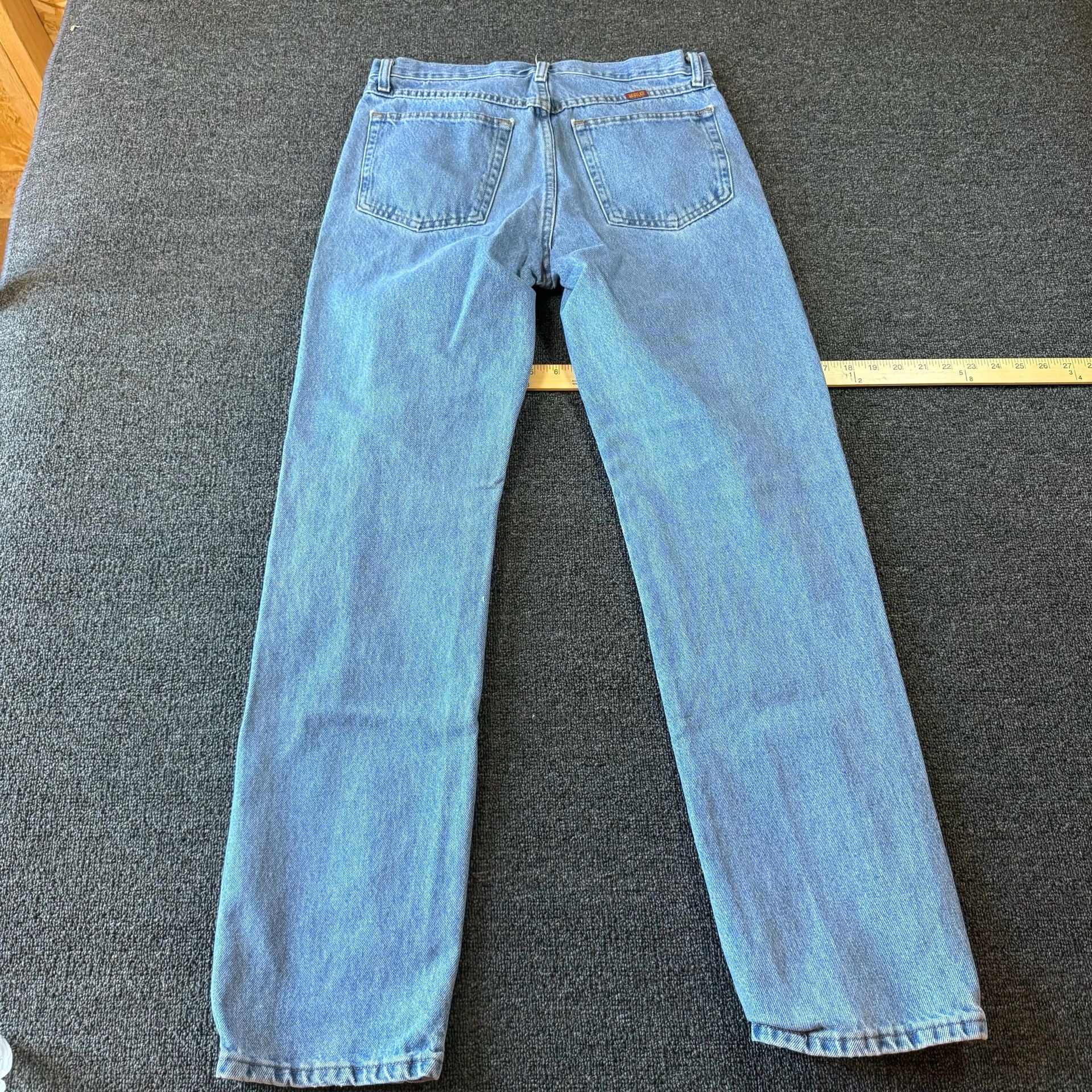 Rustler Straight Leg Jeans Light Wash 32x34 7