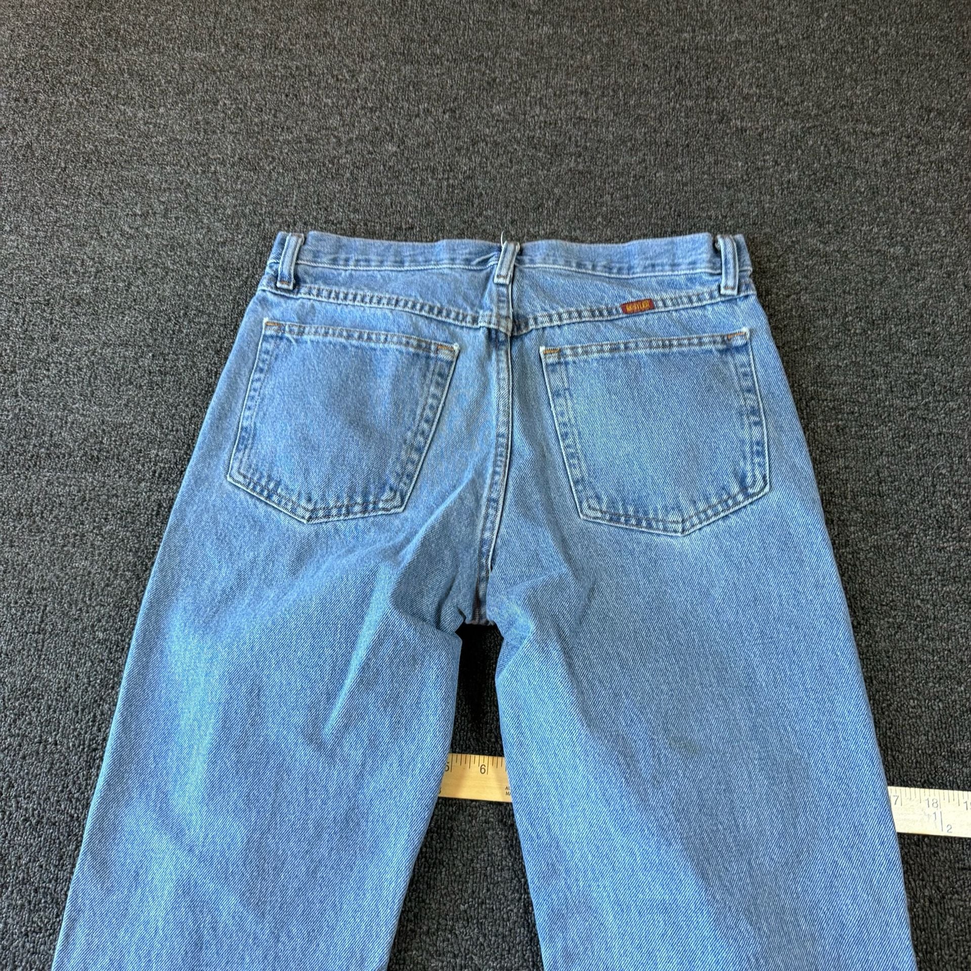Rustler Straight Leg Jeans Light Wash 32x34 8