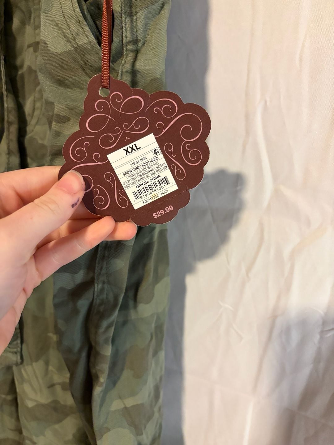 Knox Rose Camo Jogger Pants Size XXL Green Camouflage Drawstring 7