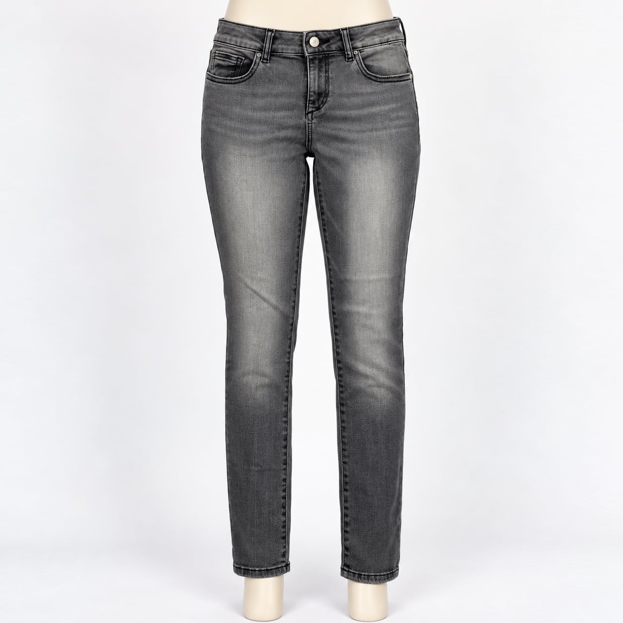 DL1961 Margaux Instasculpt Ankle Skinny Jeans Size 25 Drizzle Gray Denim 2