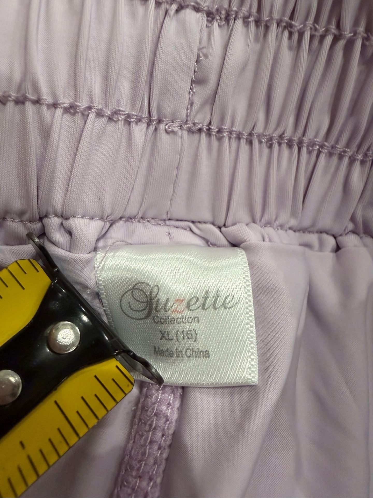 Suzette Collection Athletic Shorts Size XL(16) Purple Ruffle Skirted 5