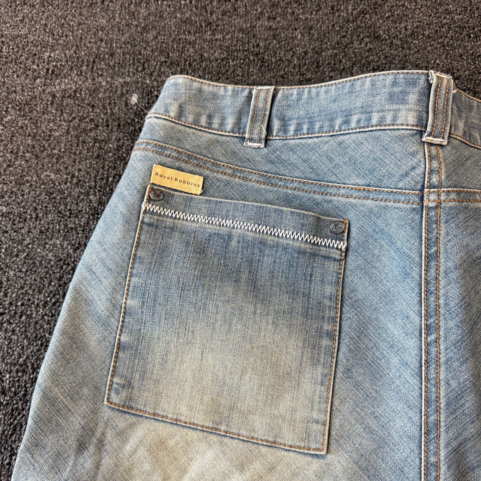Royal Robbins 2000s button fly Denim Skirt Size 14 8