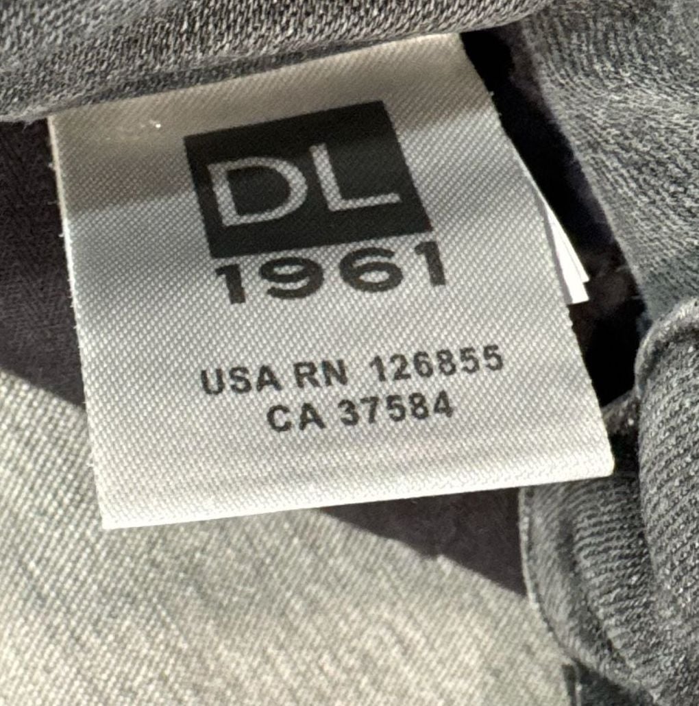 DL1961 Margaux Instasculpt Ankle Skinny Jeans Size 25 Drizzle Gray Denim 7