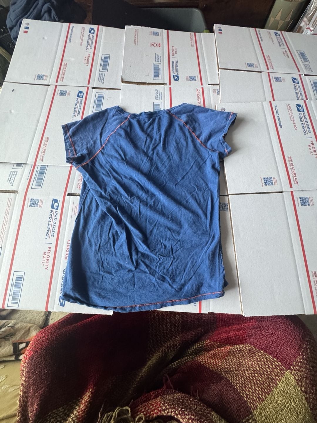 Campus Lifestyle Florida Gators T-Shirt Size M Blue V-Neck Short Sleeve 4