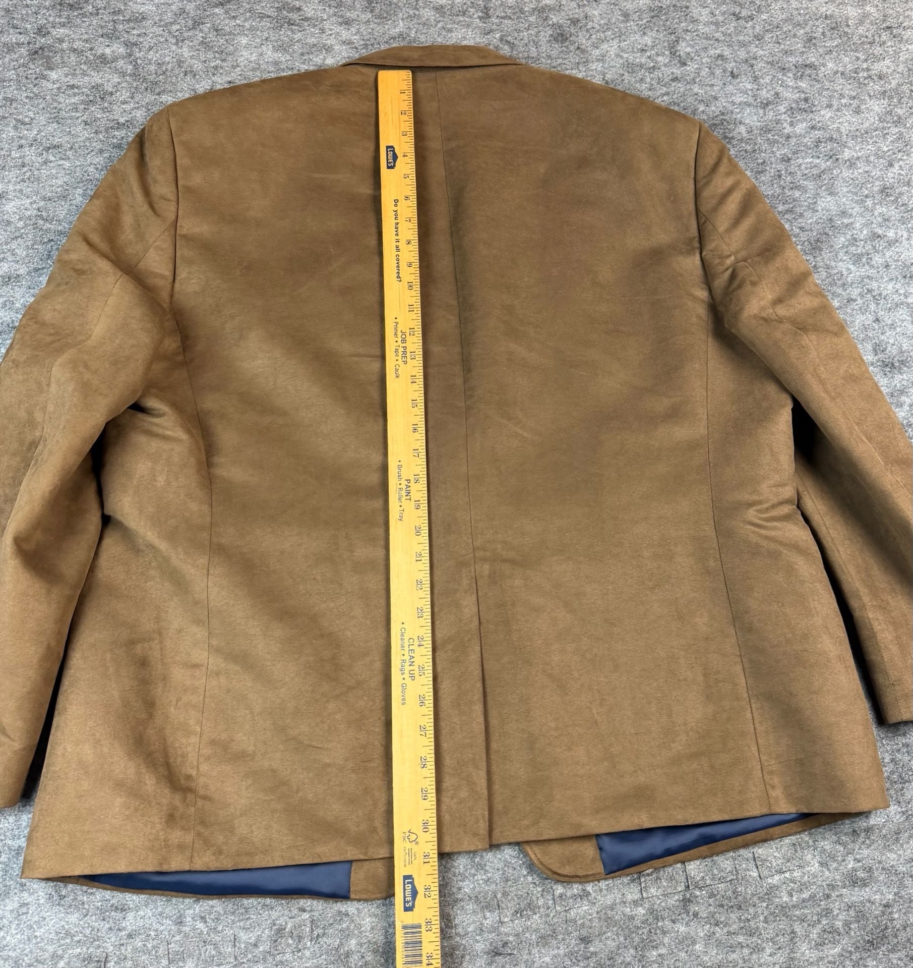 Ralph Lauren Sport Coat Size 52R Brown Suede Blazer Jacket 7