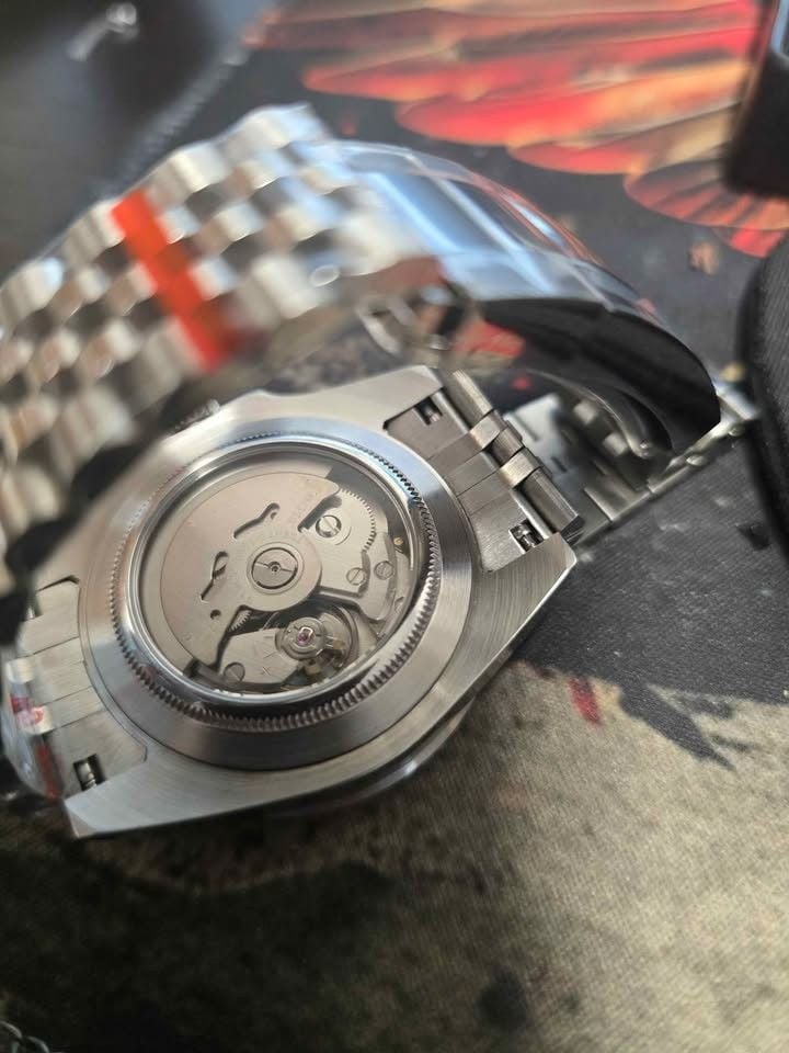 Seiko Custom Mod NH35 Pepsi Bezel Jubilee Watch 40mm 6