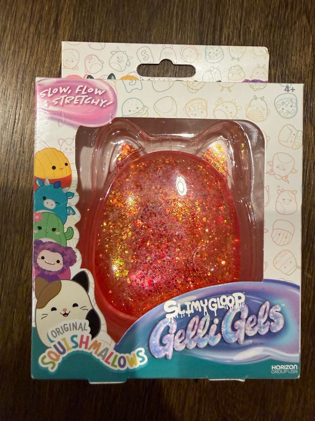 Squishmallows SlimyGloop Gelli Gels Pink Squeeze Toy 1