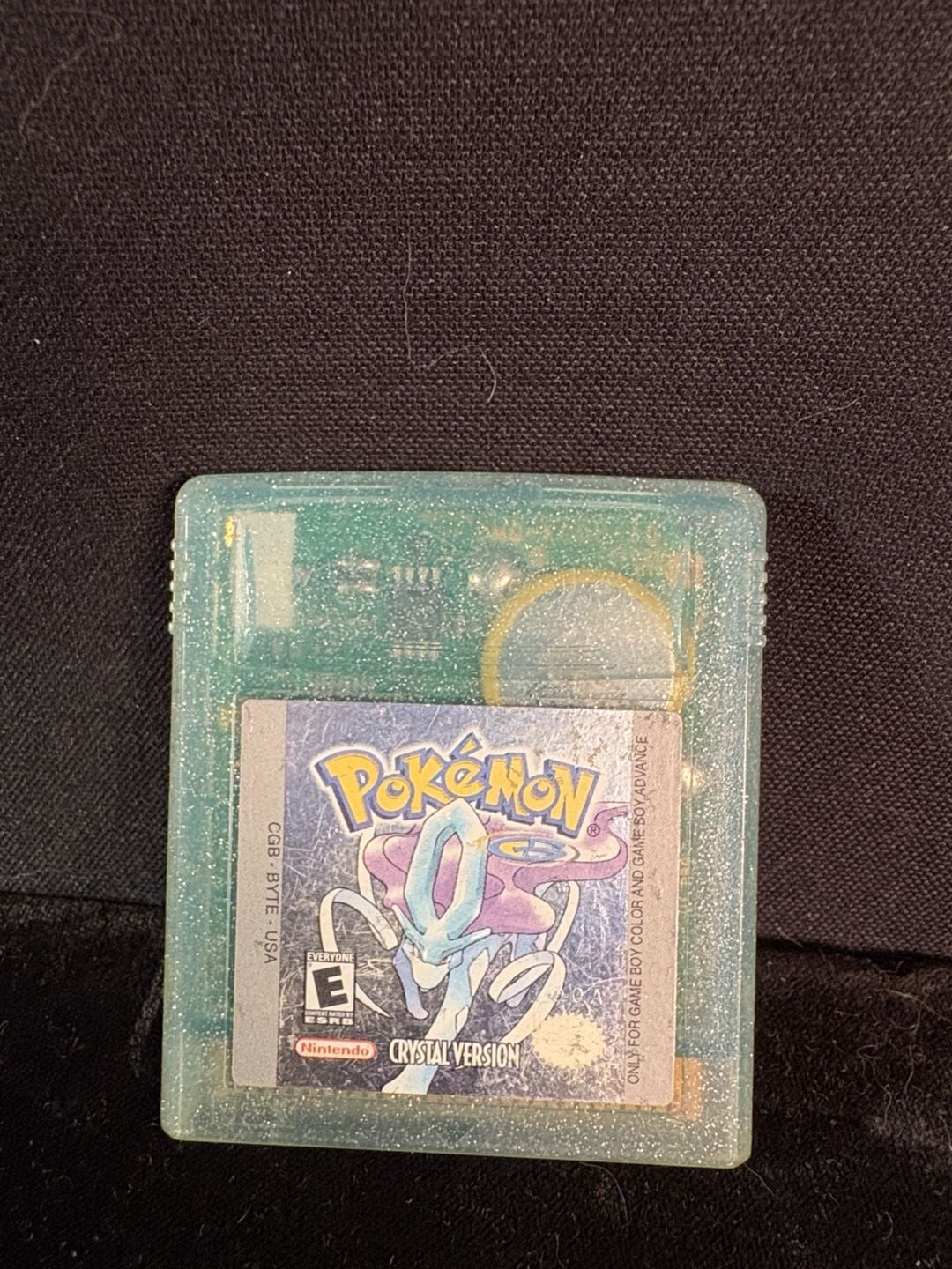 Nintendo Pokemon Crystal Version Game Boy Color Authentic Cartridge 1