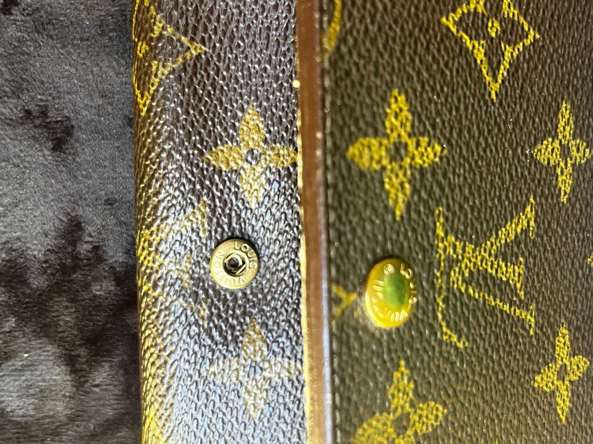 Vintage Louis Vuitton Monogram Porte Monnaie Billets Tresor Wallet Brown 7