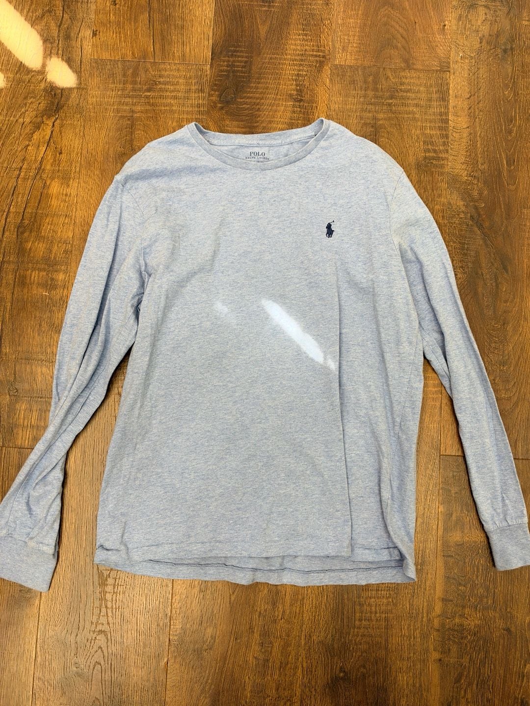 Polo Ralph Lauren Custom Slim Fit Long Sleeve T-Shirt Size L Blue 2