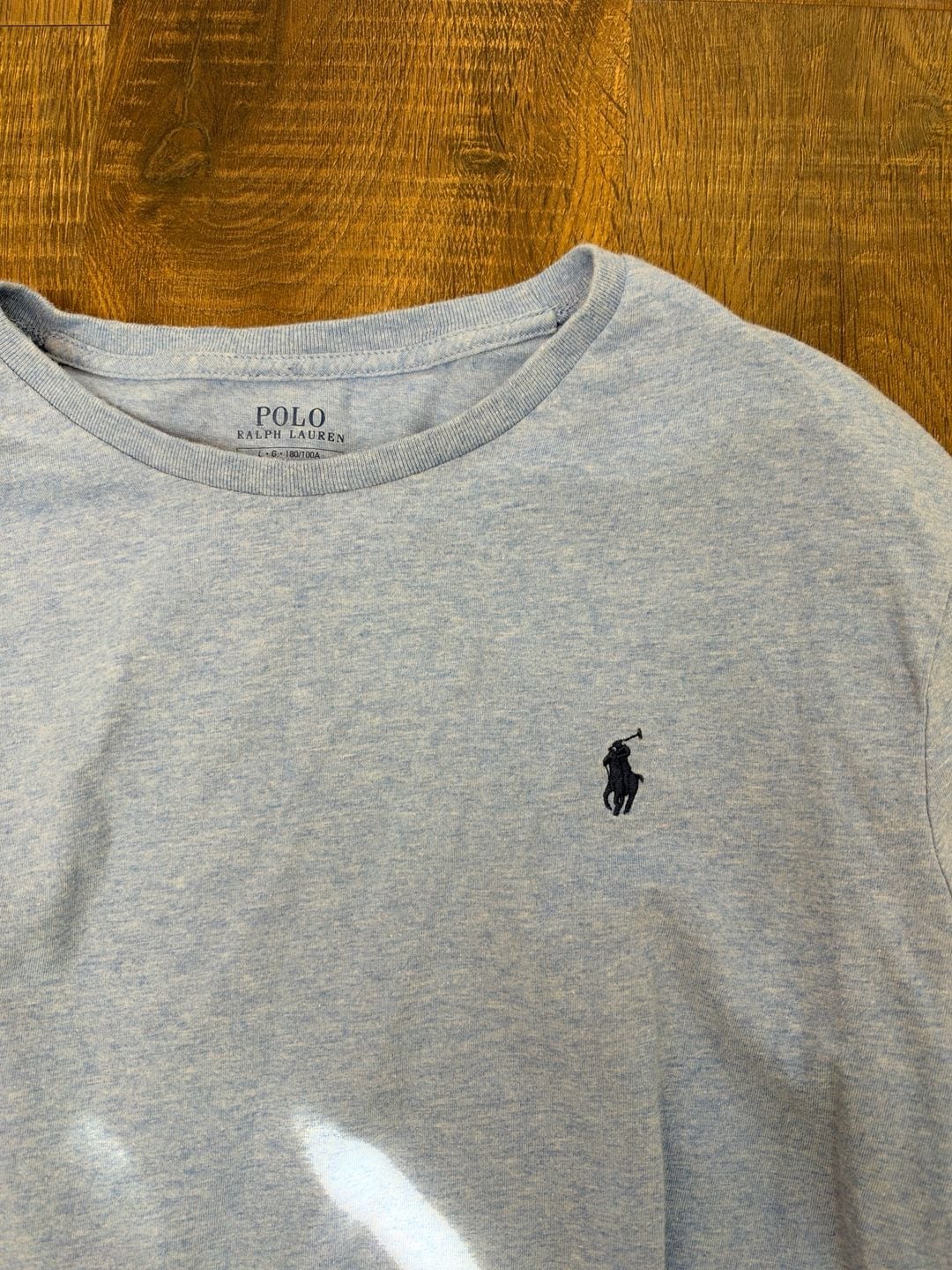 Polo Ralph Lauren Custom Slim Fit Long Sleeve T-Shirt Size L Blue 3