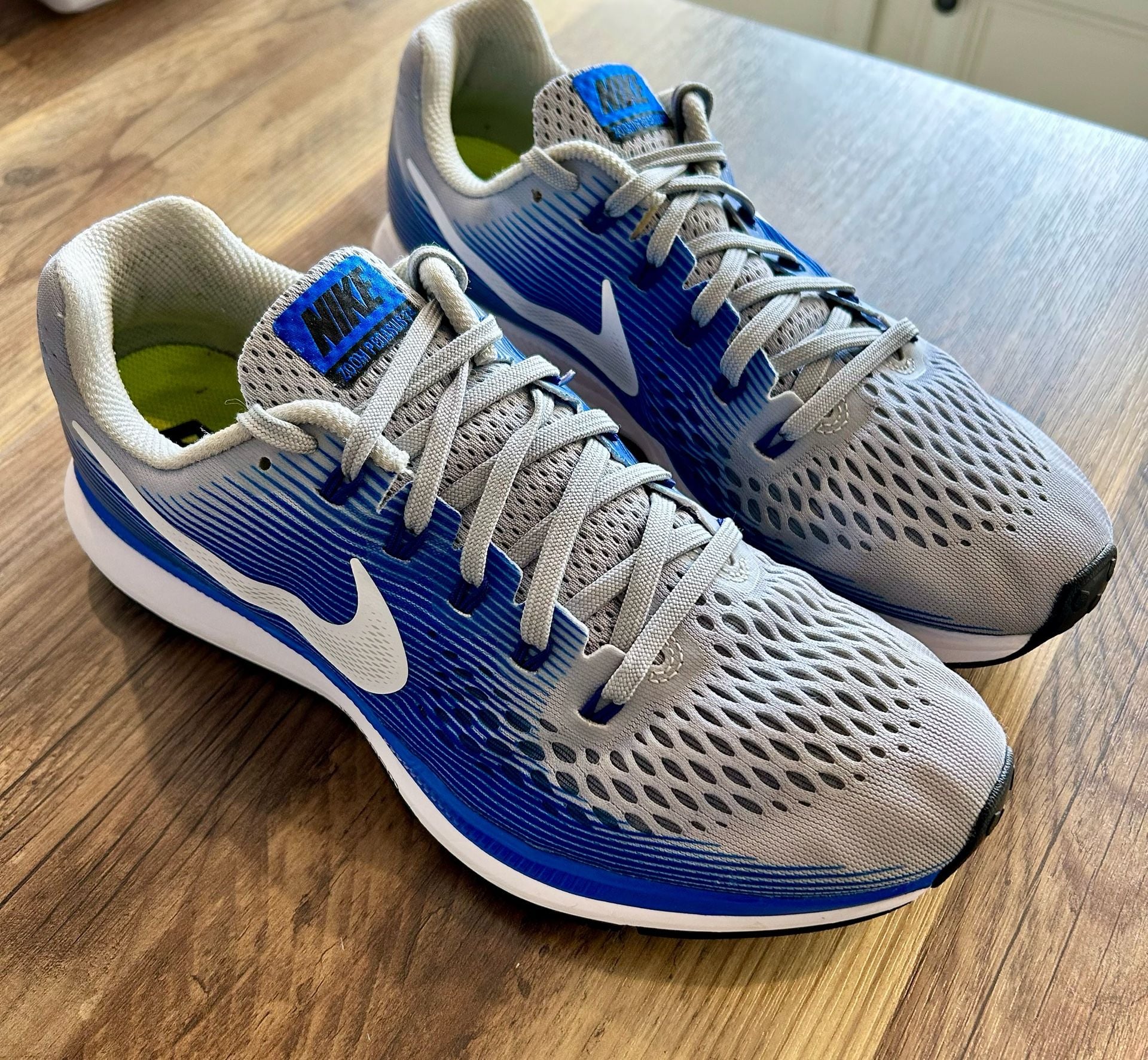 Nike Air Zoom Pegasus 34 Running Shoes Blue Grey 3