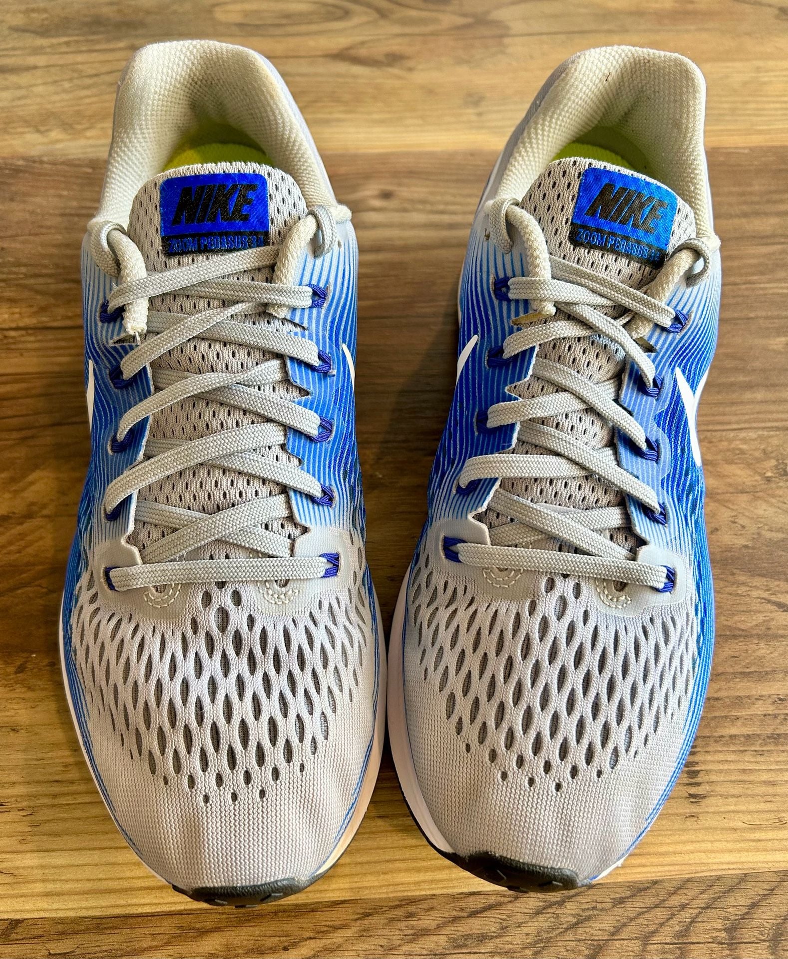Nike Air Zoom Pegasus 34 Running Shoes Blue Grey 4