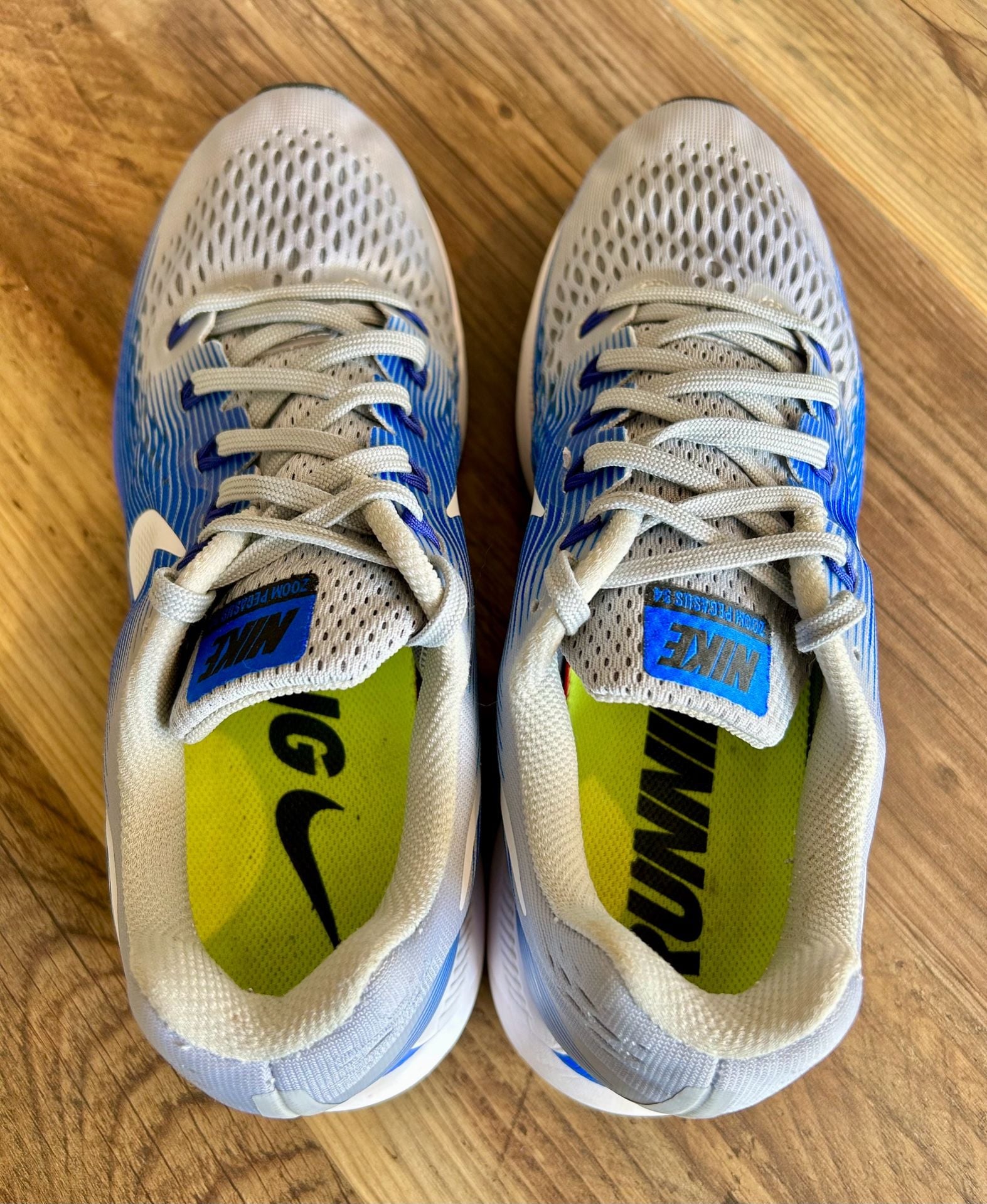 Nike Air Zoom Pegasus 34 Running Shoes Blue Grey 6