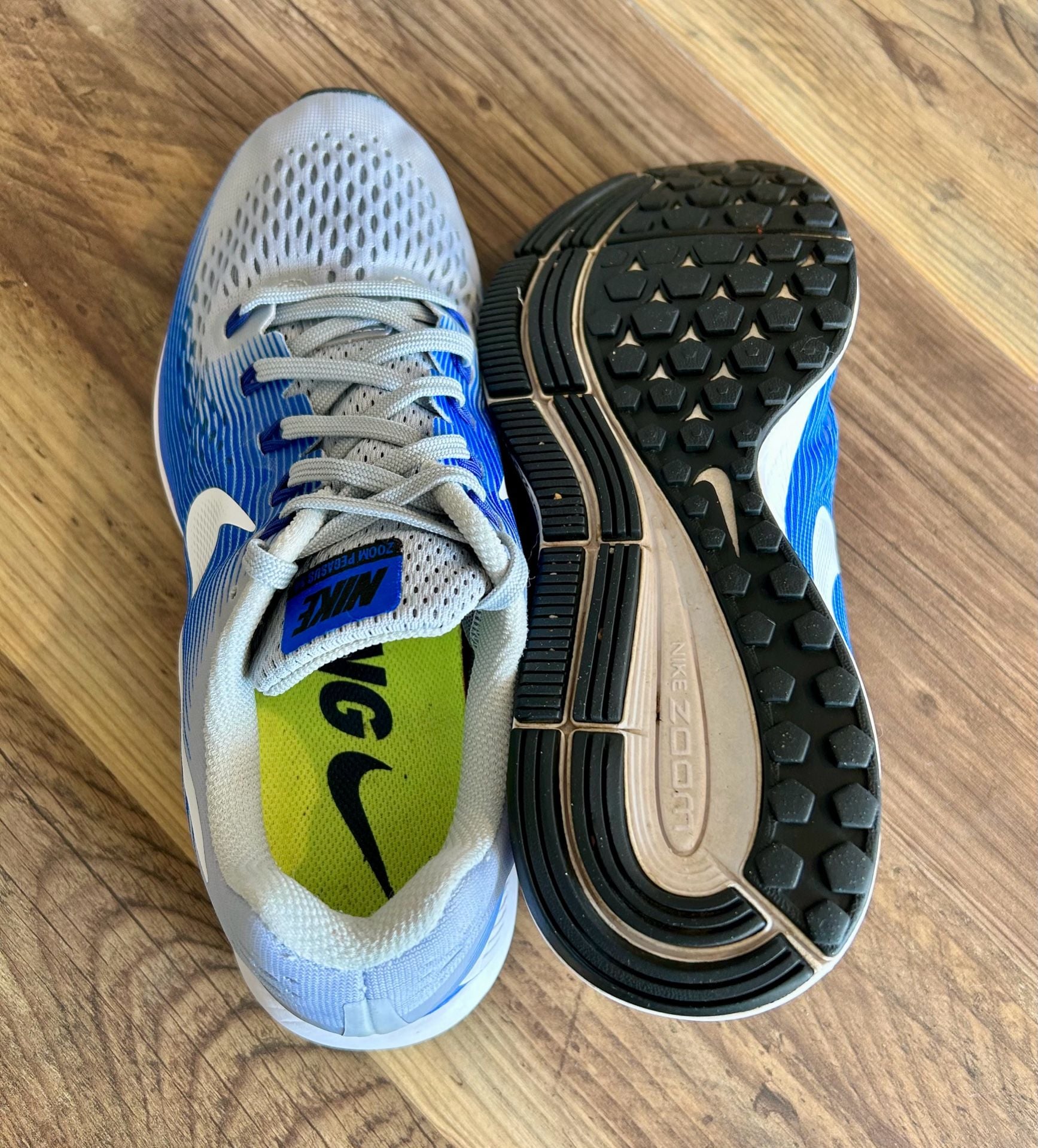 Nike Air Zoom Pegasus 34 Running Shoes Blue Grey 7