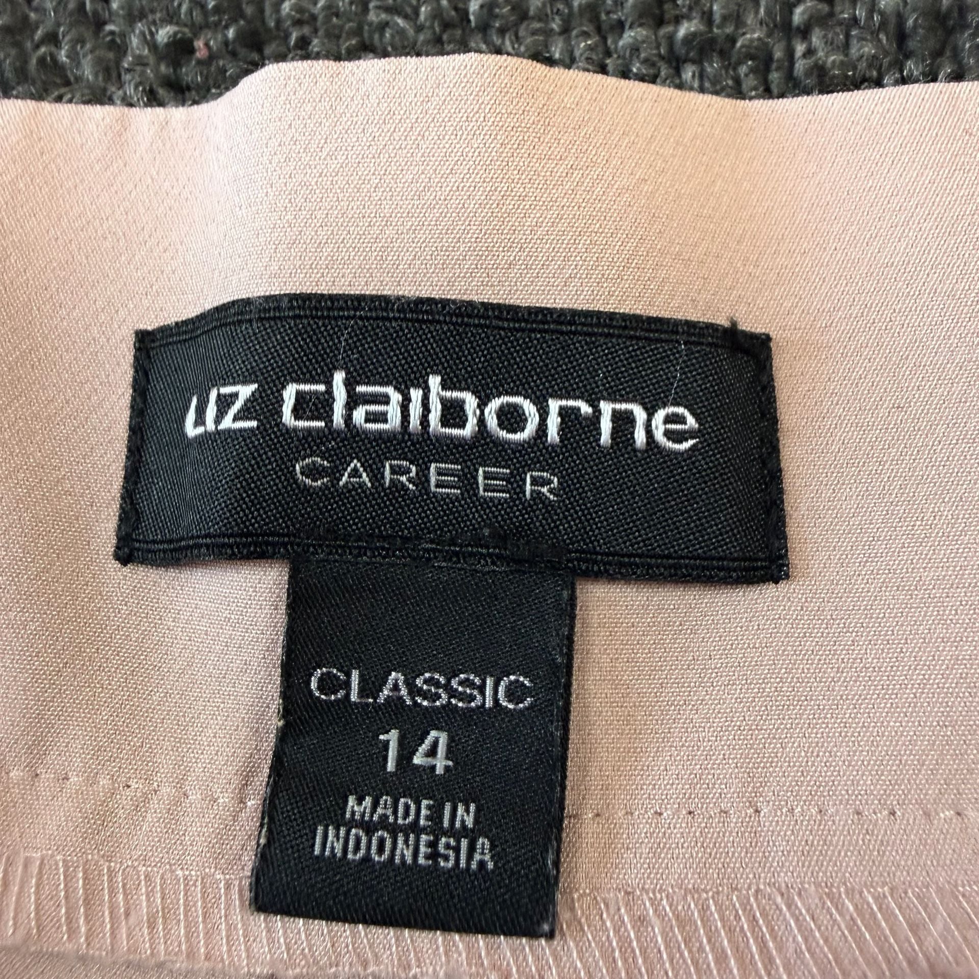 Liz Claiborne Classic Career Pants Size 14 Light Pink 6