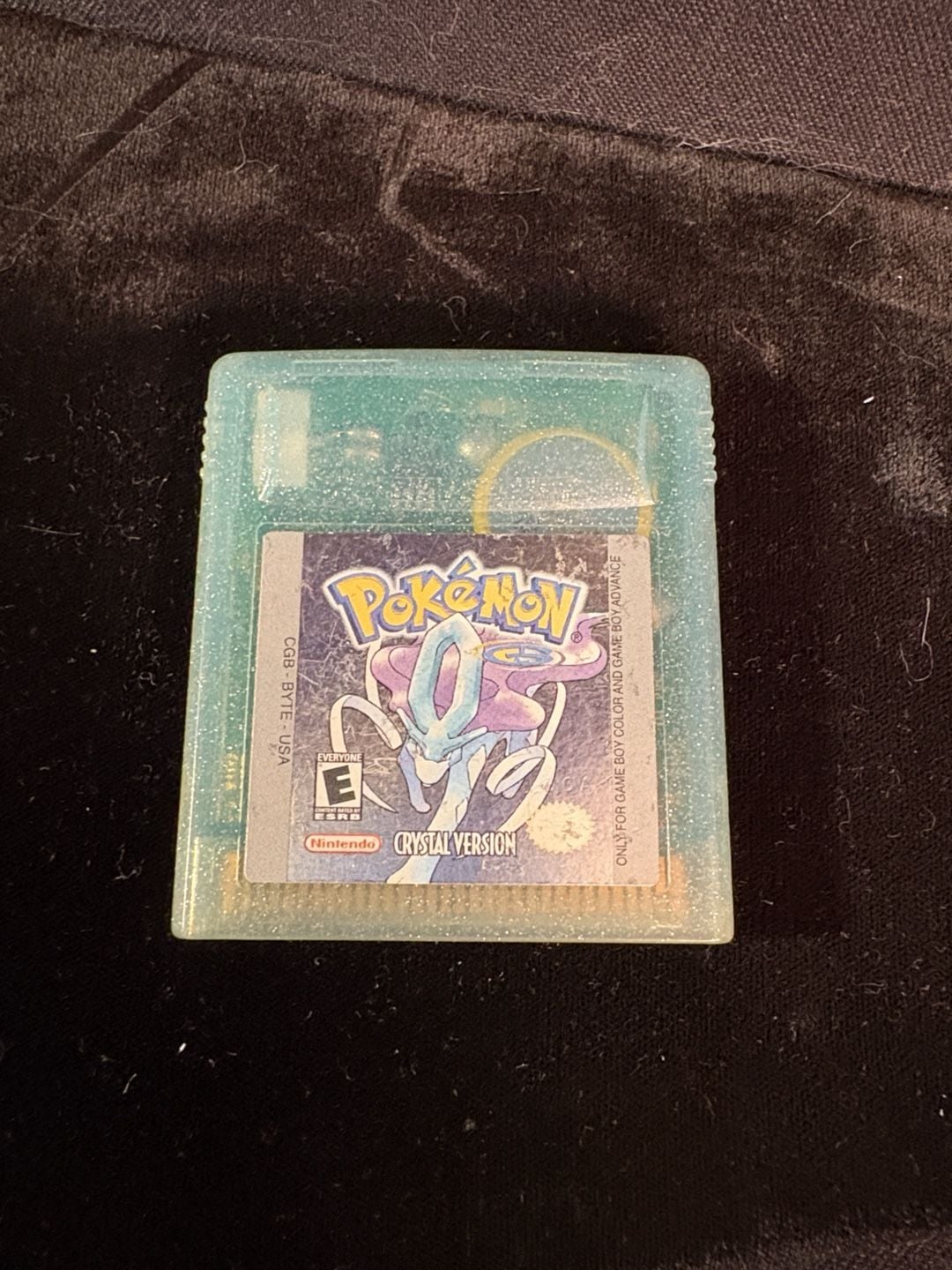 Nintendo Pokemon Crystal Version Game Boy Color Authentic Cartridge 3