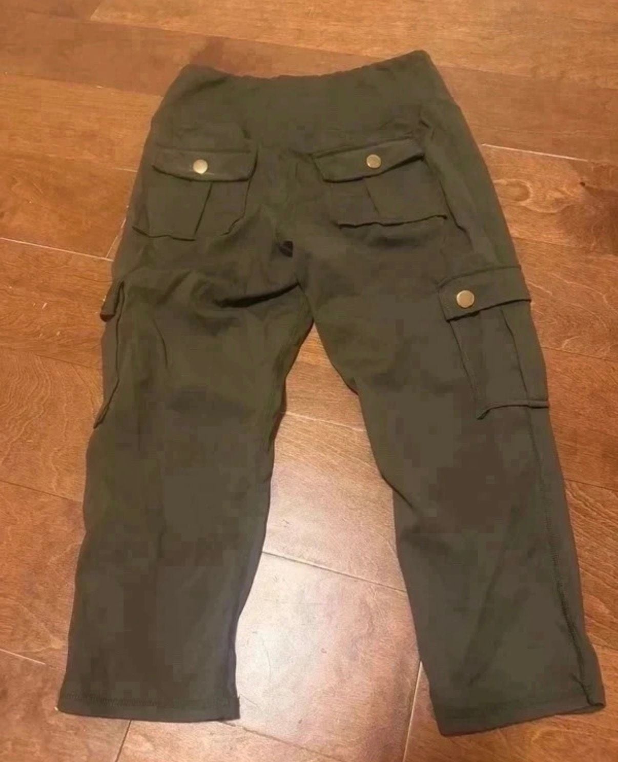 Cargo Pants Size M Green Polyamide Elastane 4