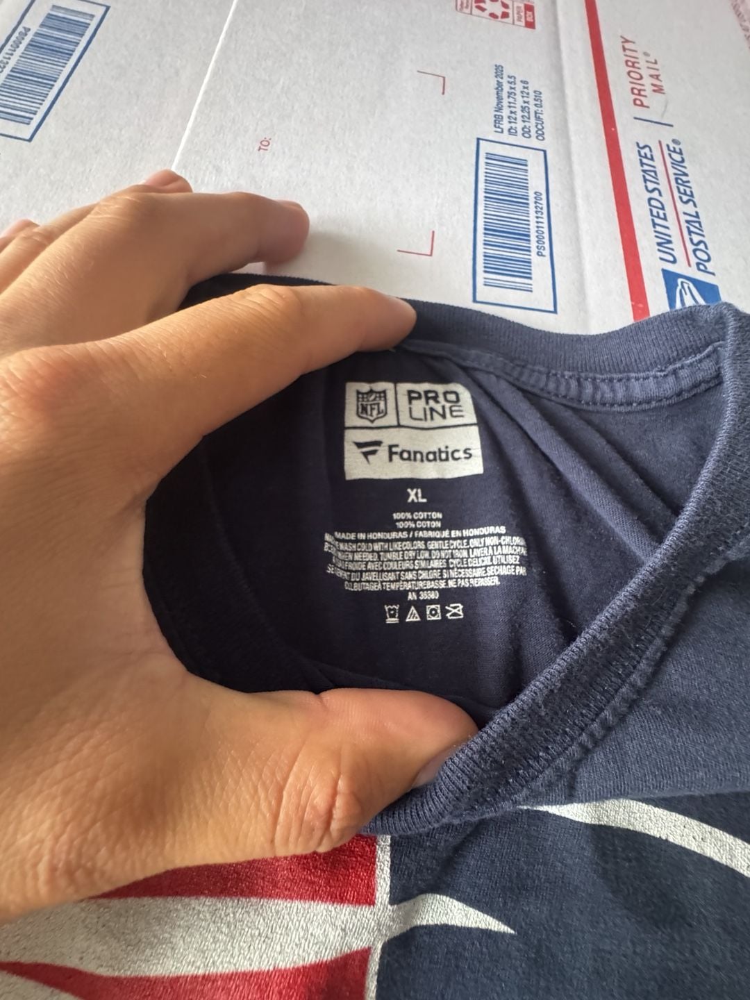 Fanatics NFL Pro Line New England Patriots T-Shirt Size XL 4