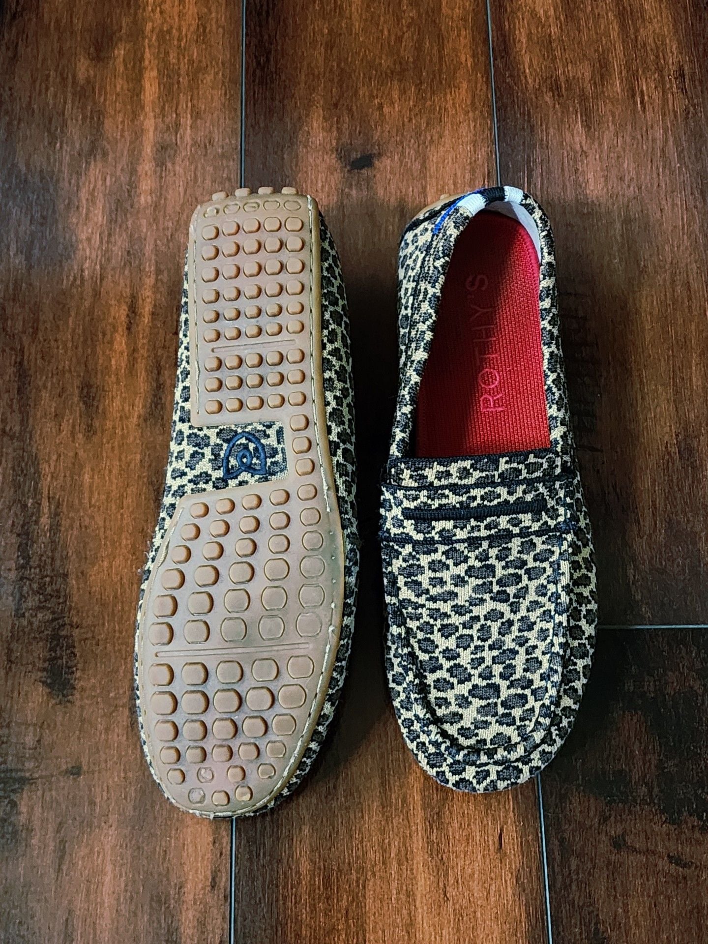Rothy's The Driving Loafer Cheetah Leopard Print Shoes 8