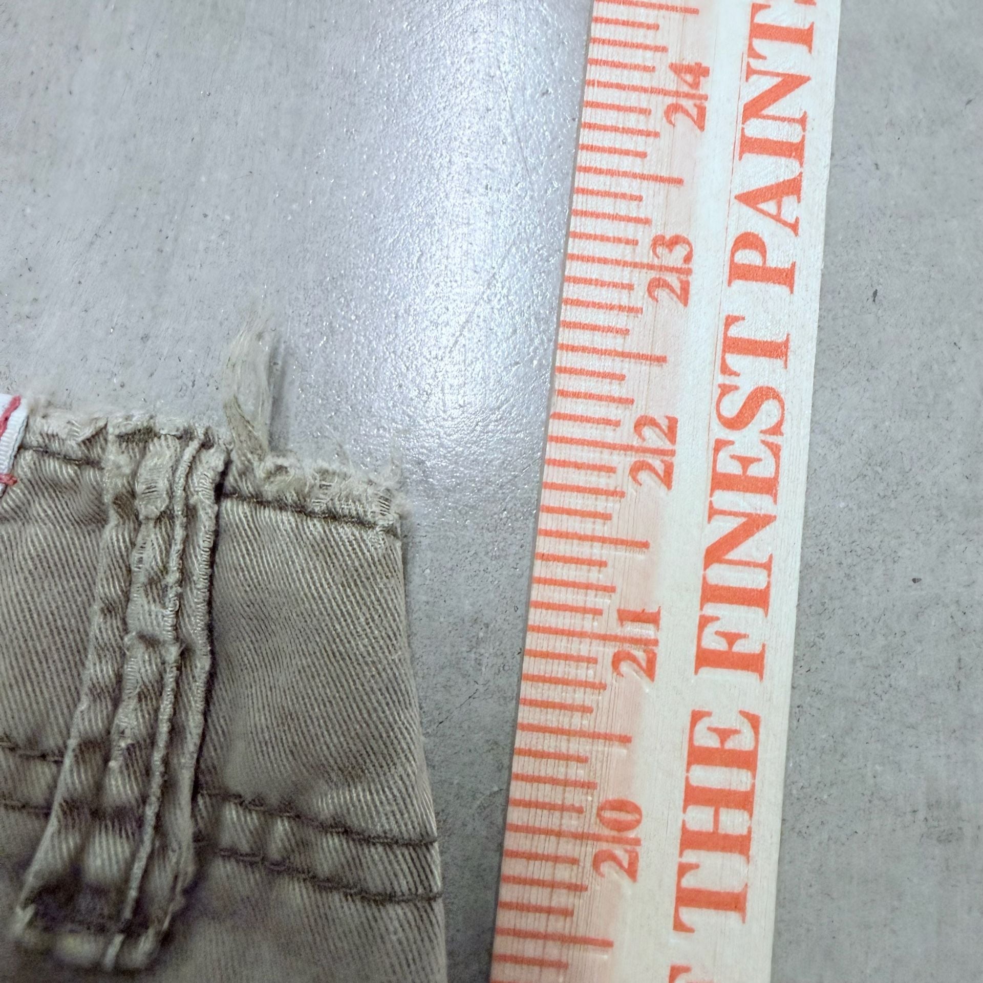 American Eagle Cargo Shorts Size 30 Khaki Cotton Distressed 8