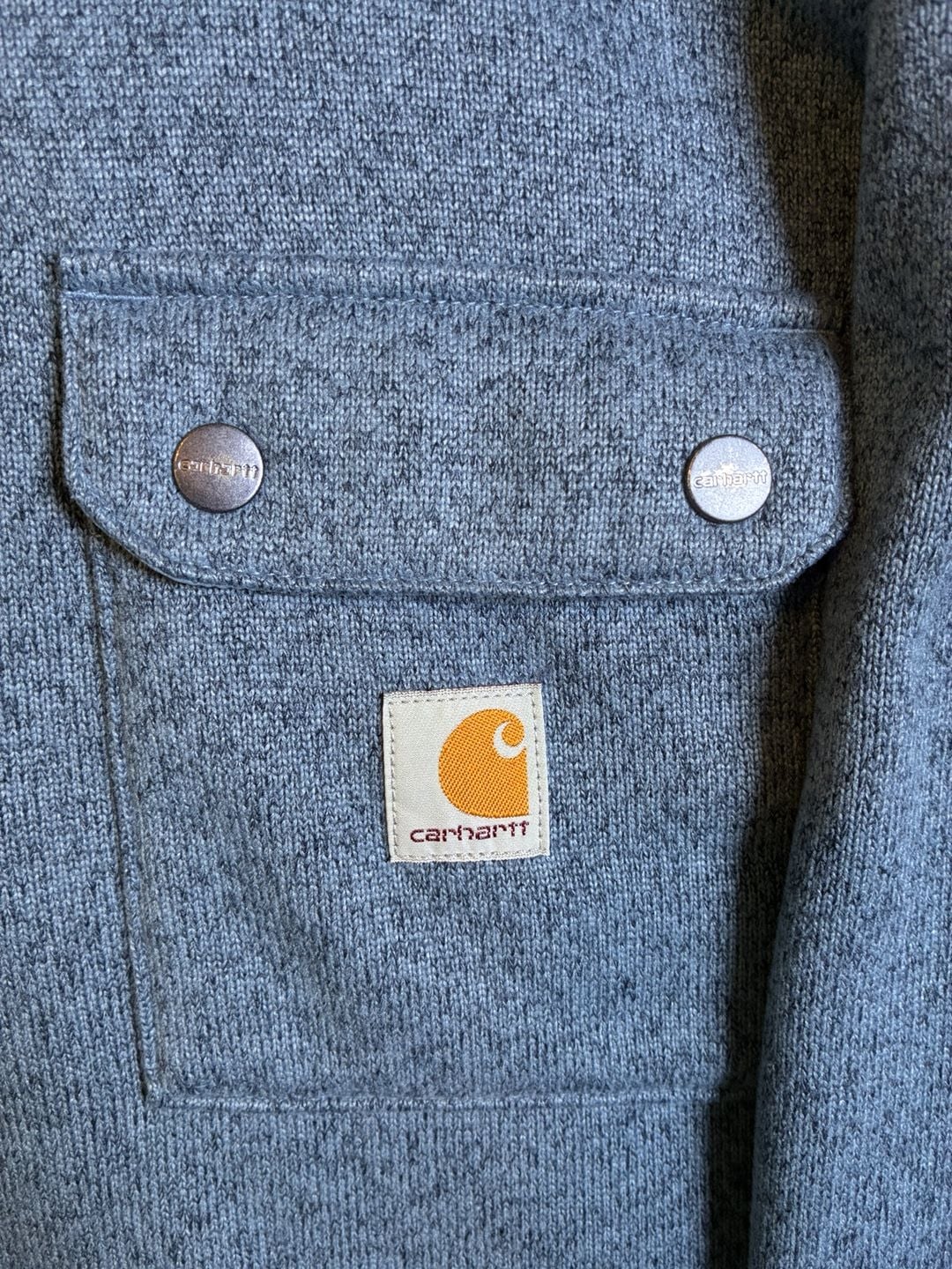 Carhartt 1/4-Zip Sweater Fleece Size 3XL Tall Blue Relaxed Fit 3
