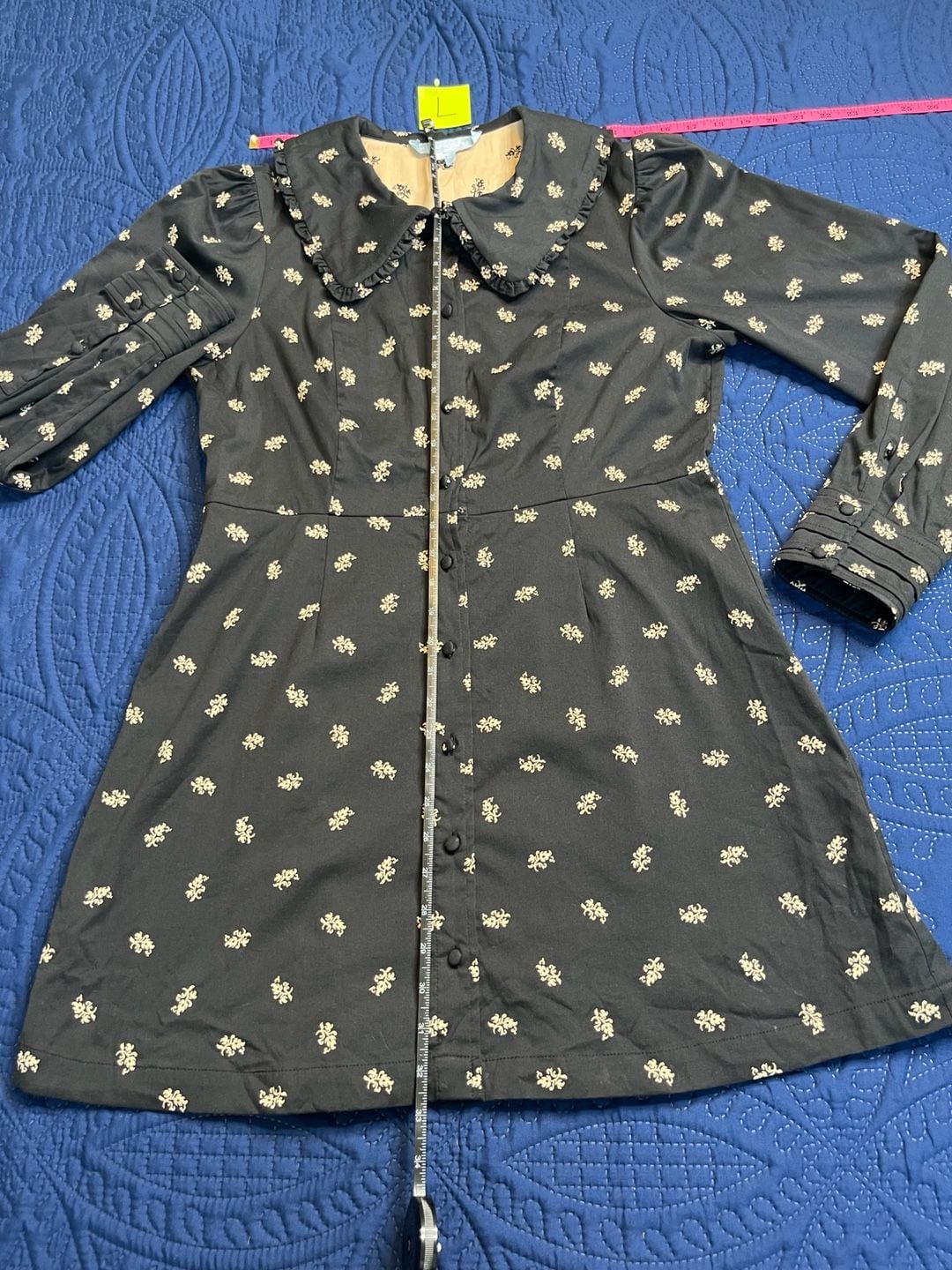 Hill House Home The Hazel Mini-Peter Pan Collar Cottagecore Coquette Dress 4