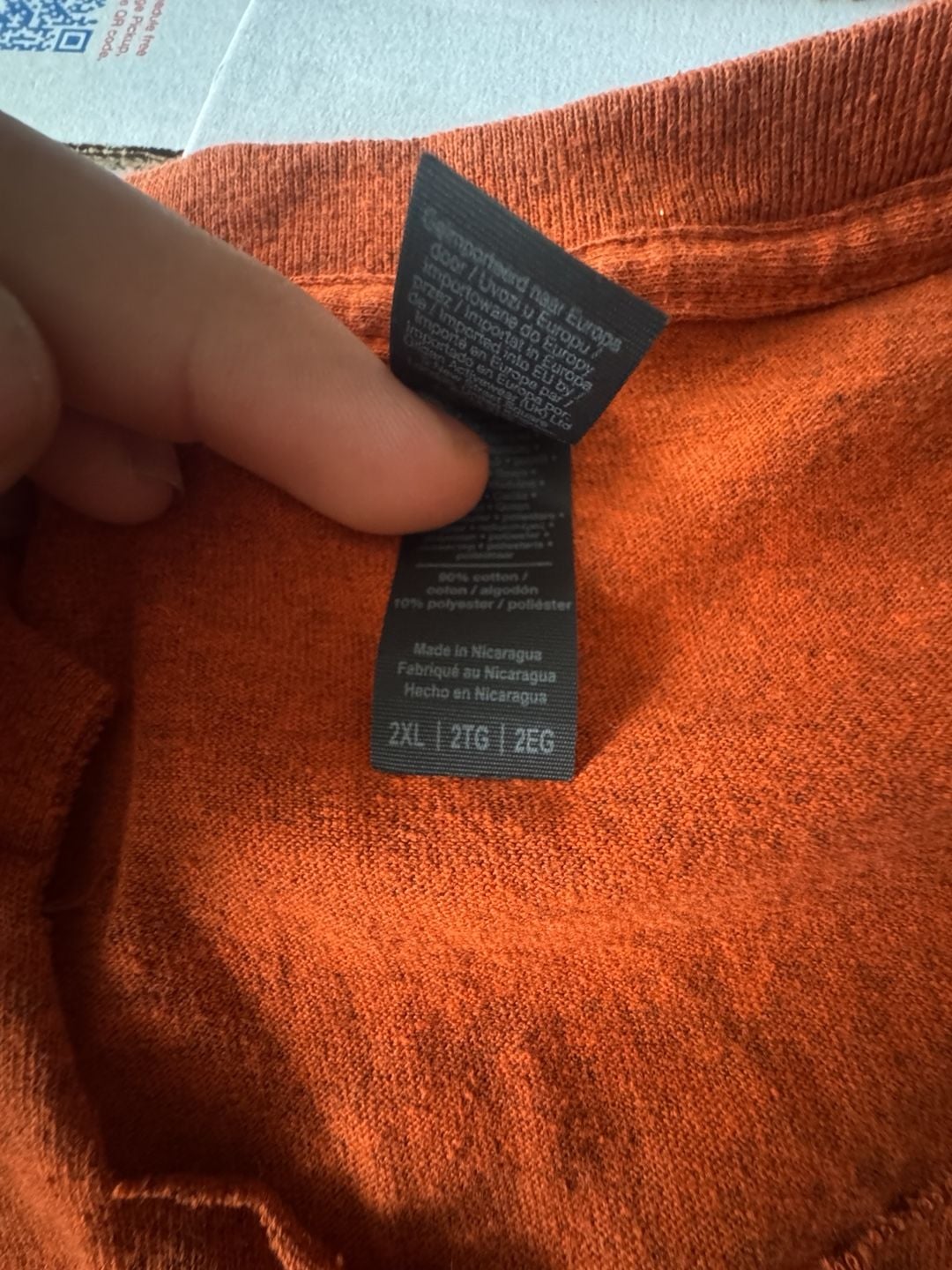 Gildan Heavy Cotton Nautical Florida T-Shirt Size 2XL Orange 5