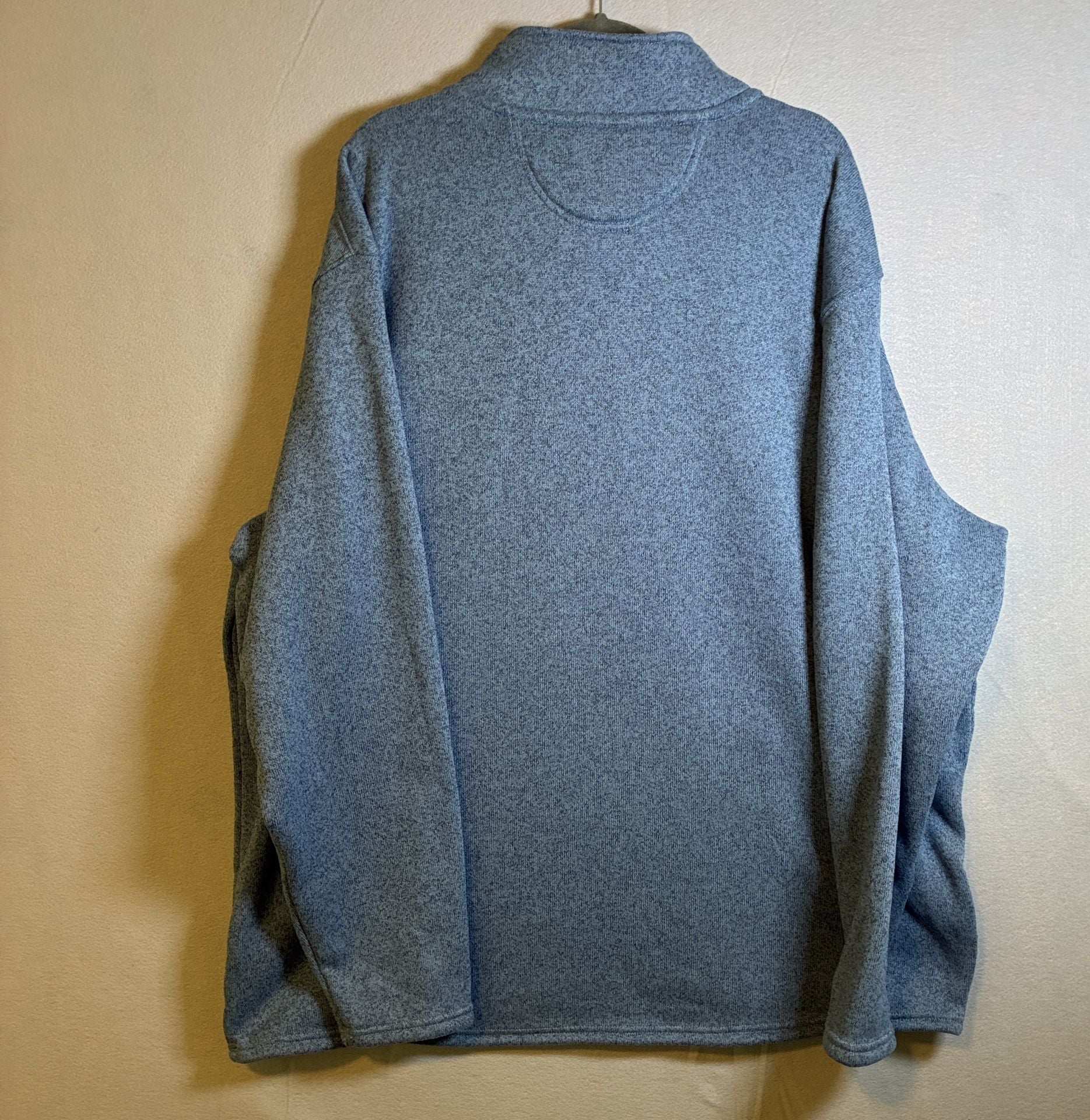 Carhartt 1/4-Zip Sweater Fleece Size 3XL Tall Blue Relaxed Fit 7
