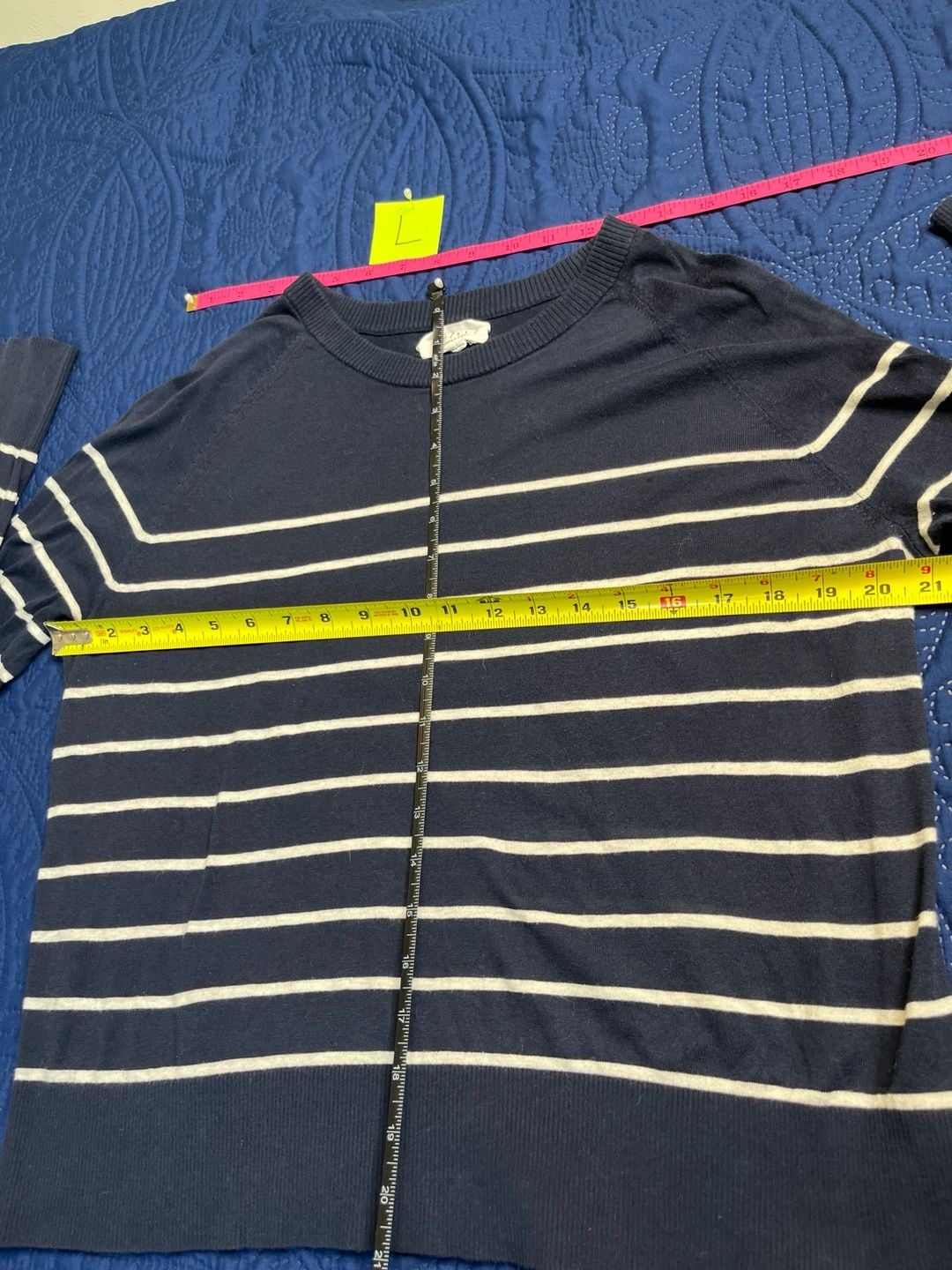 Velvet by Graham & Spencer Navy Breton Stripe Sweater -Coastal Nautical Style 5