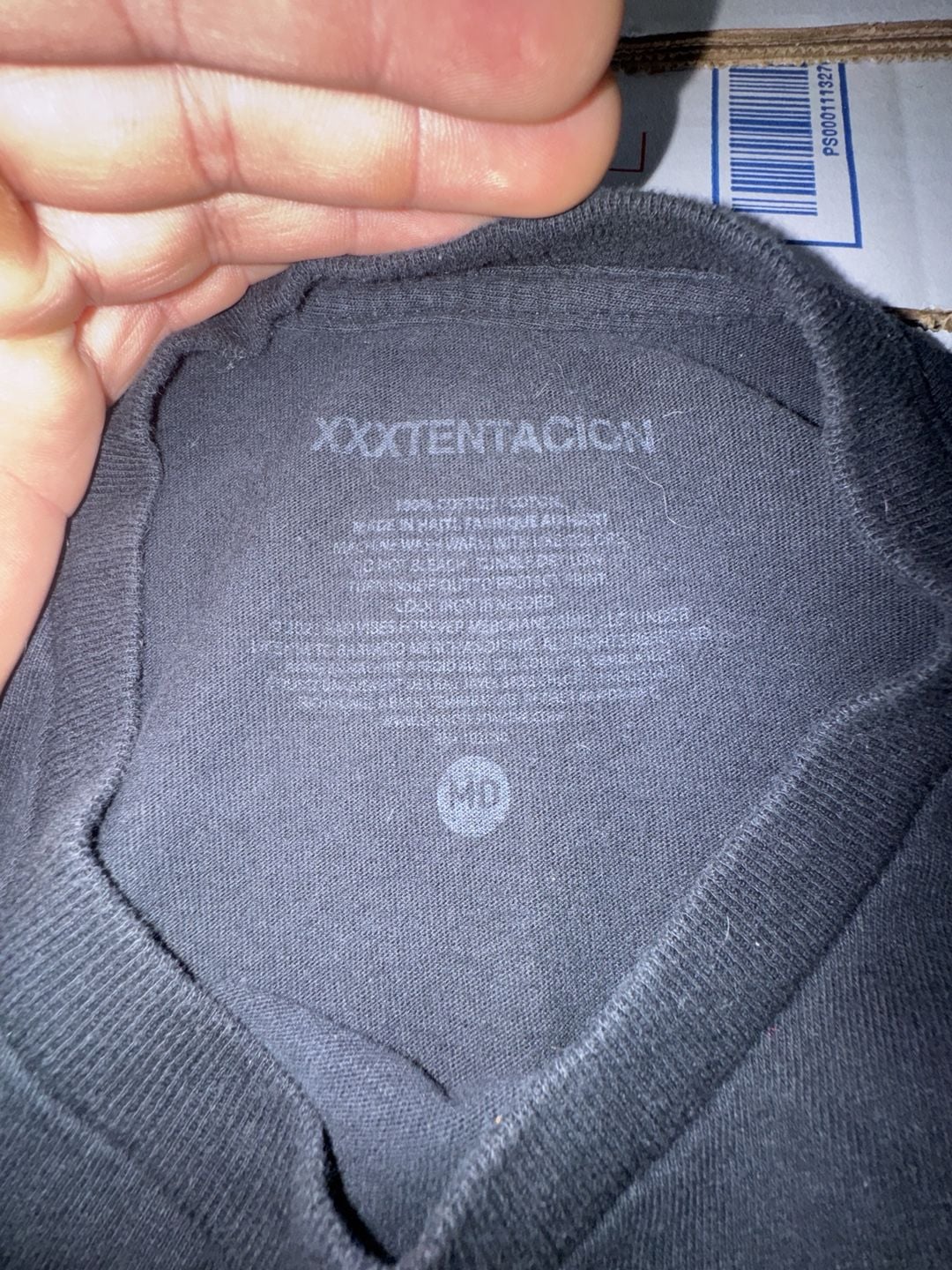 XXXTentacion Graphic T-Shirt Size MD Black Rap Music Merch 5