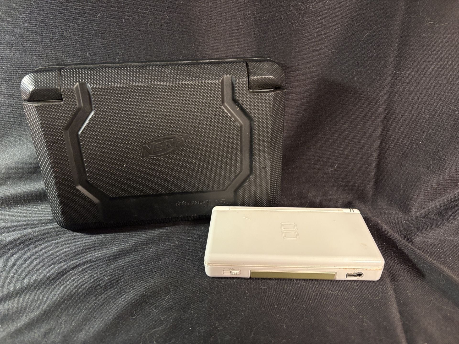 Nintendo DS Lite White Handheld System With Nerf Case 1