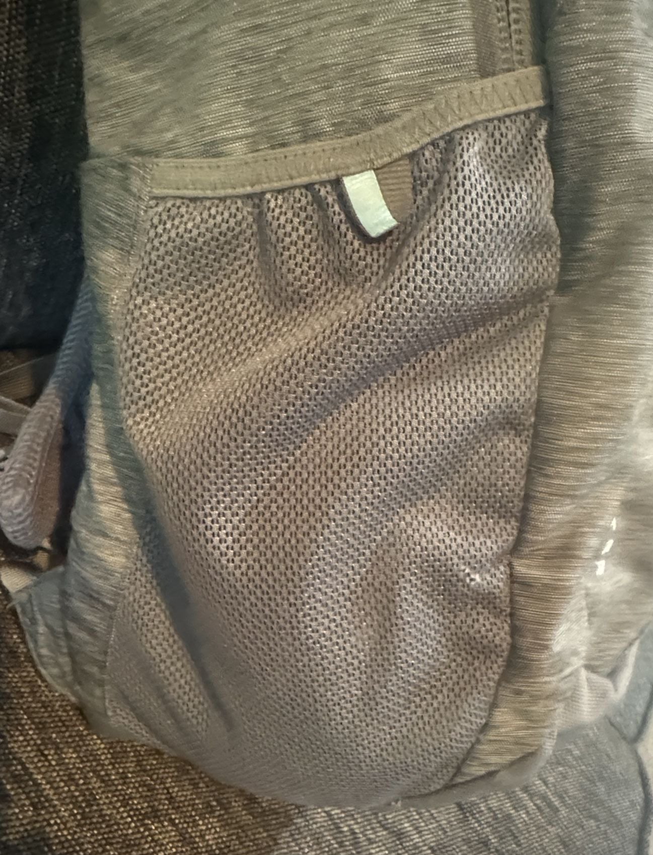 The North Face Jester Backpack Heather Gray with Powder Blue Detail Laptop School Travel Bag 6