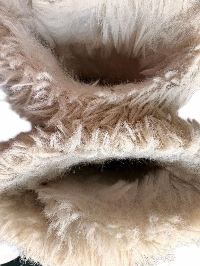 Faux Fur Winter Boot Size 13 Kids Tan Brown 4