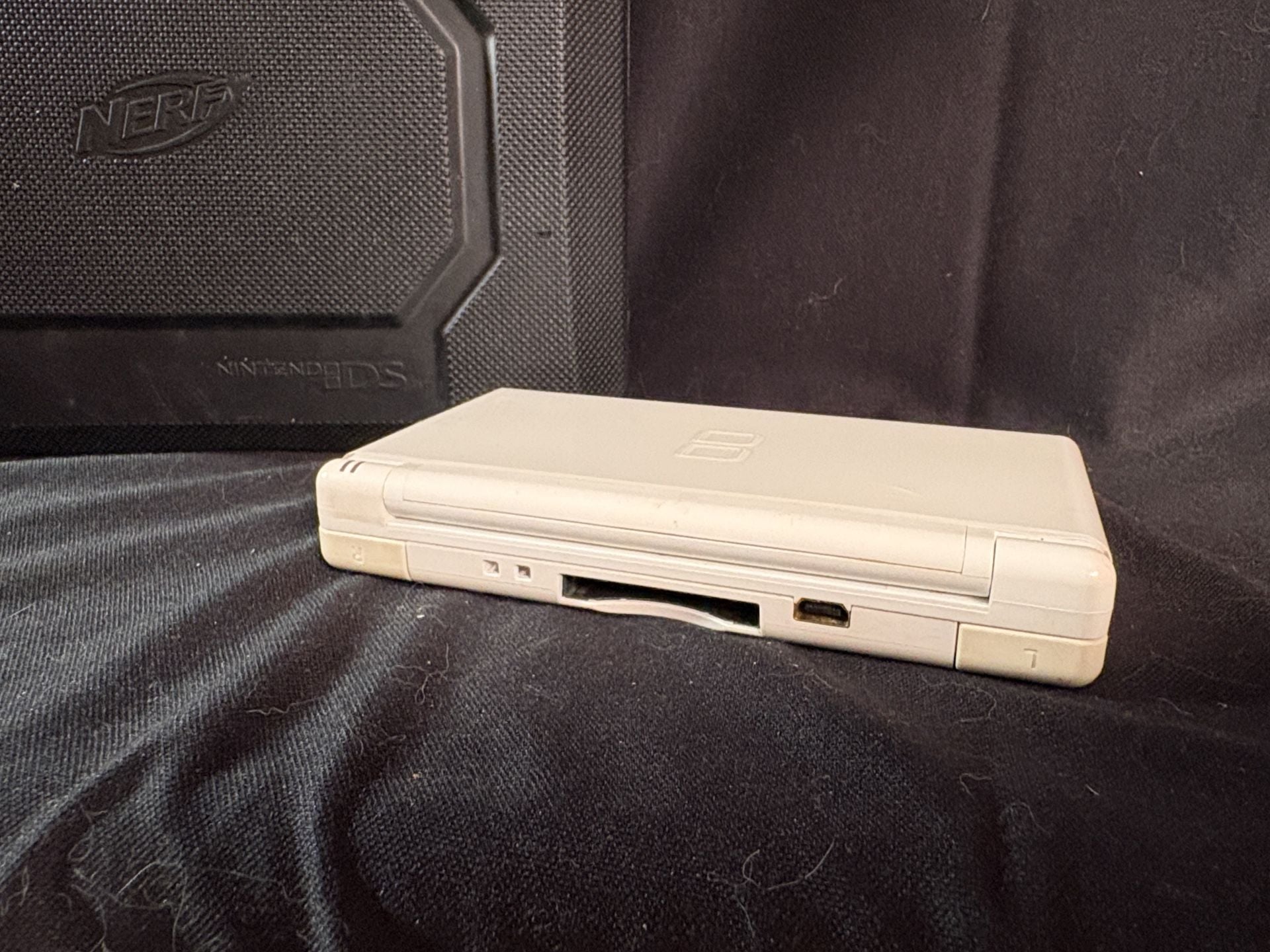 Nintendo DS Lite White Handheld System With Nerf Case 3