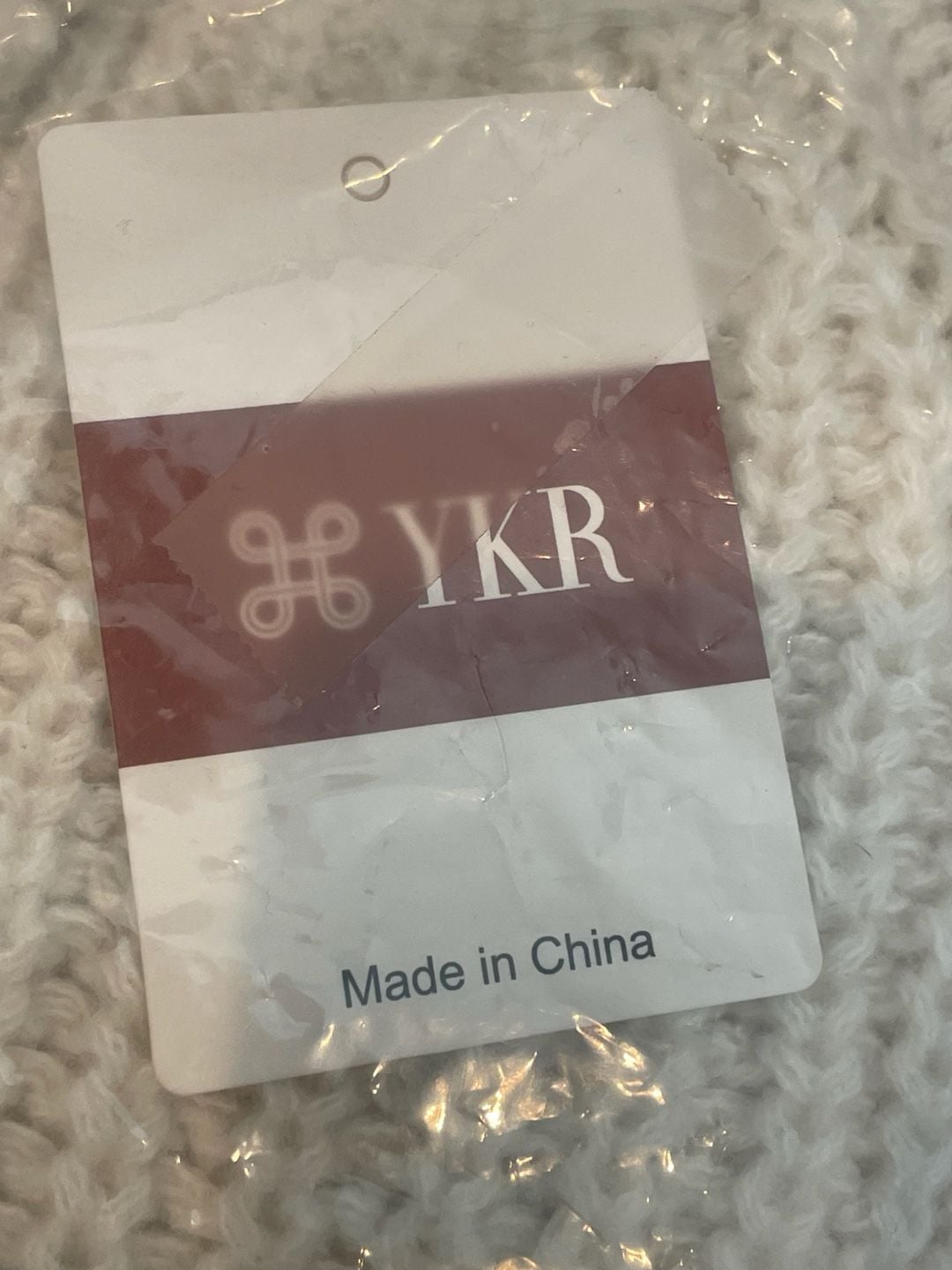 YKR Chunky Knit Cardigan Size S White Button Up Sweater 7