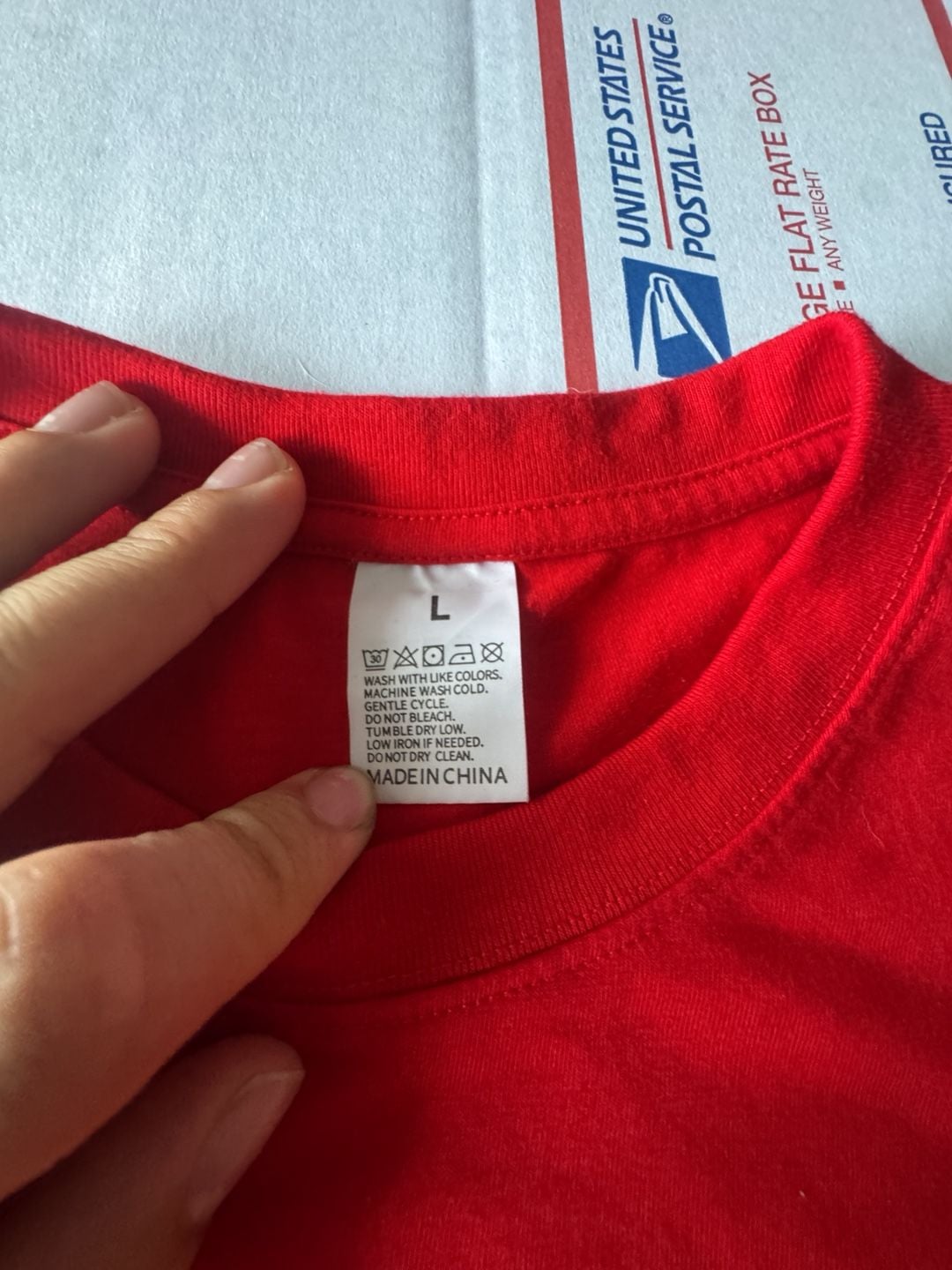 Unbranded Graphic T-Shirt Size L Red Teddy Bear Print 3