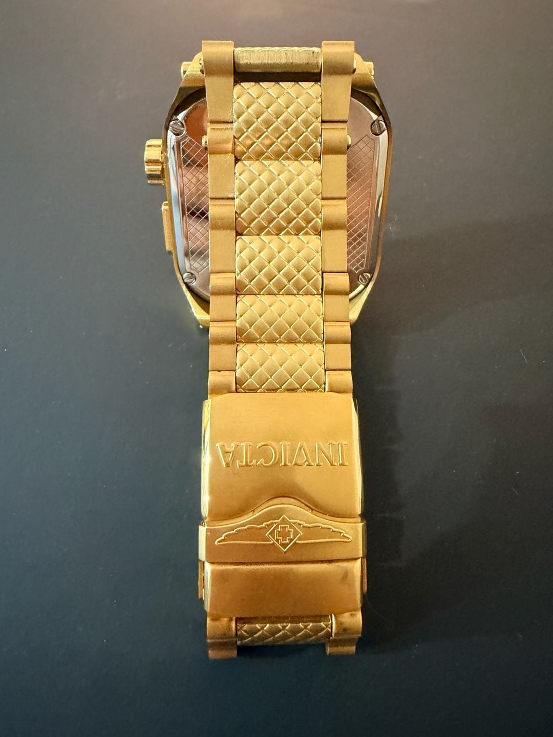 Invicta 39745 Smart Chassis Gold Apple Watch 44mm Series 4 5 6 SE 5