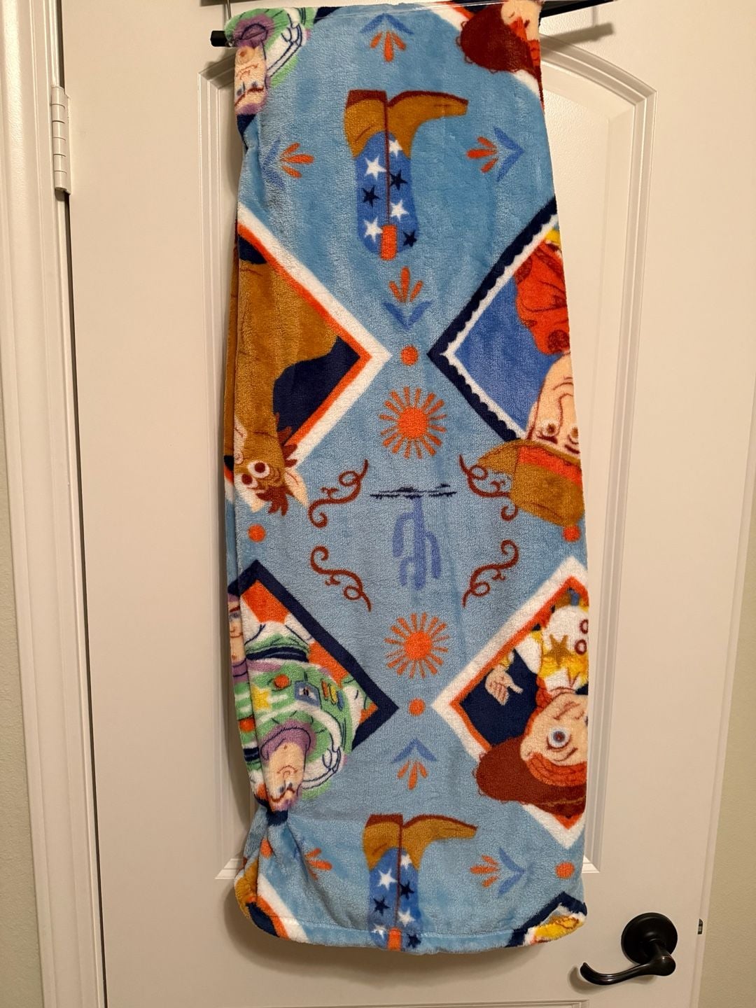 Disney Pixar Toy Story Plush Throw Blanket 50in x 70in Blue 2