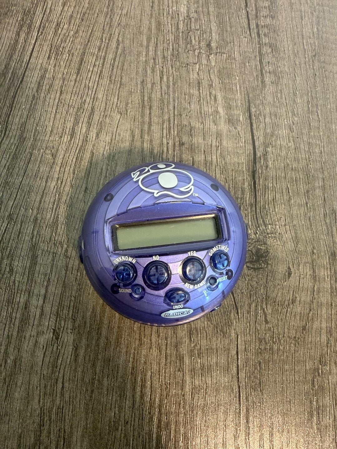 Radica 20Q Handheld Electronic Game Purple Translucent 1