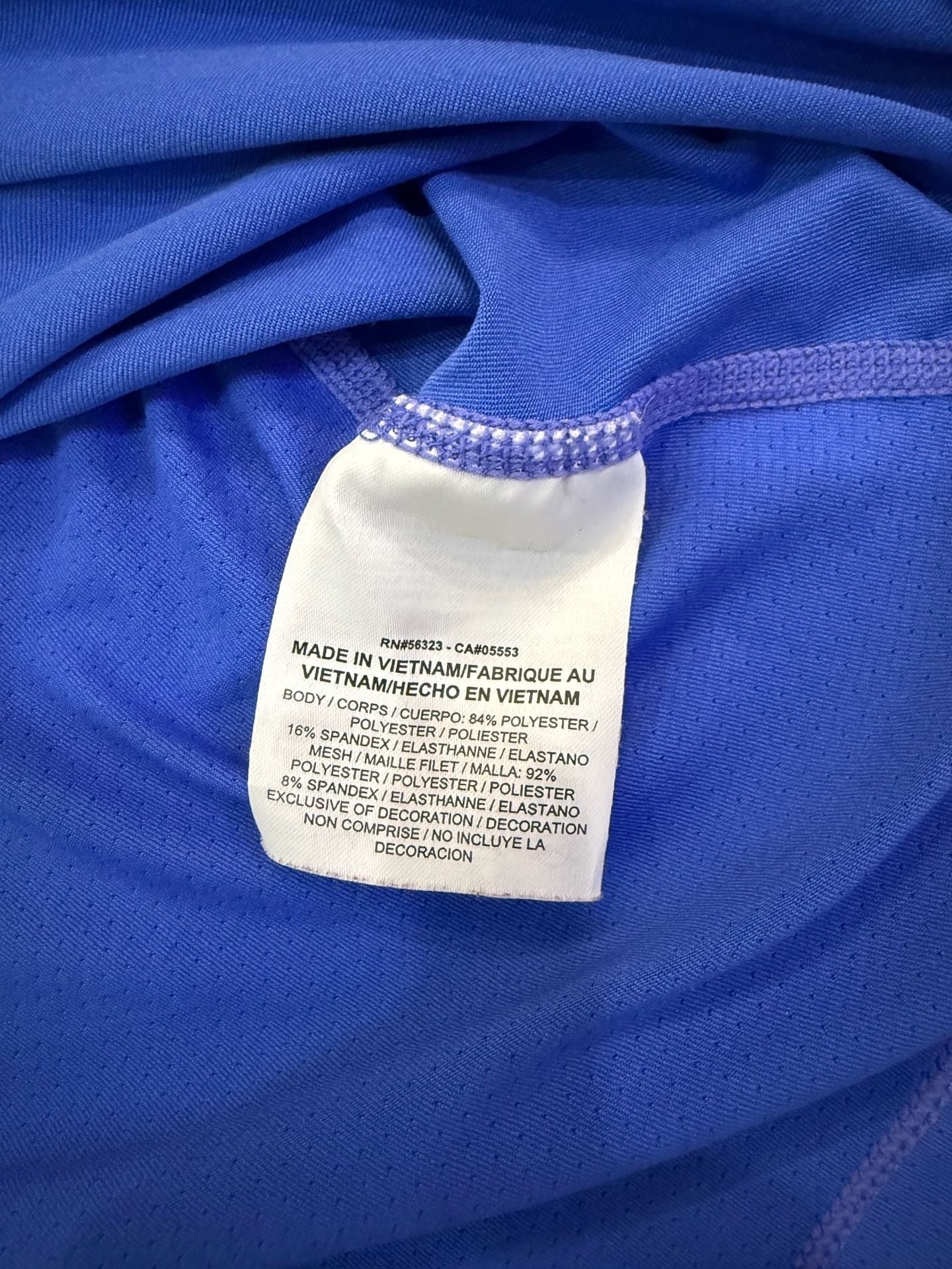 Nike Dri-FIT V-Neck T-Shirt Size M Royal Blue Athletic Top 12