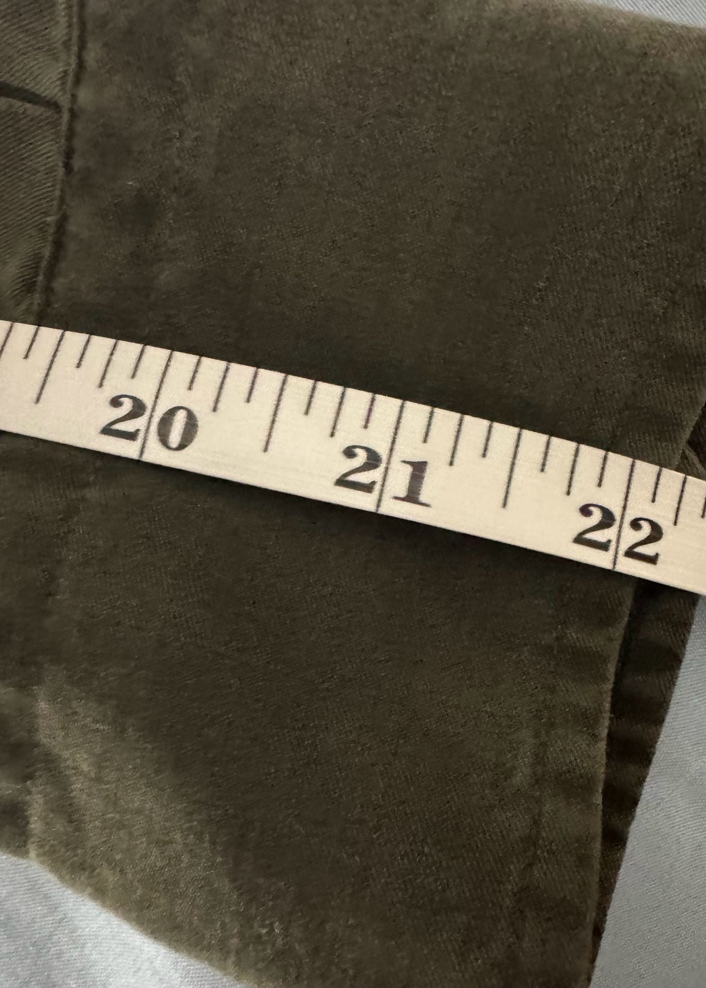 Perry Ellis Long Sleeve Button-Down Shirt Size L Olive Green Tencel Lyocell 6