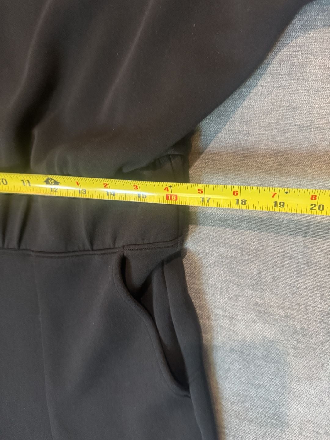 Spanx Airessentials Crop Jumpsuit Size L Black Short Sleeve Wide Leg 7
